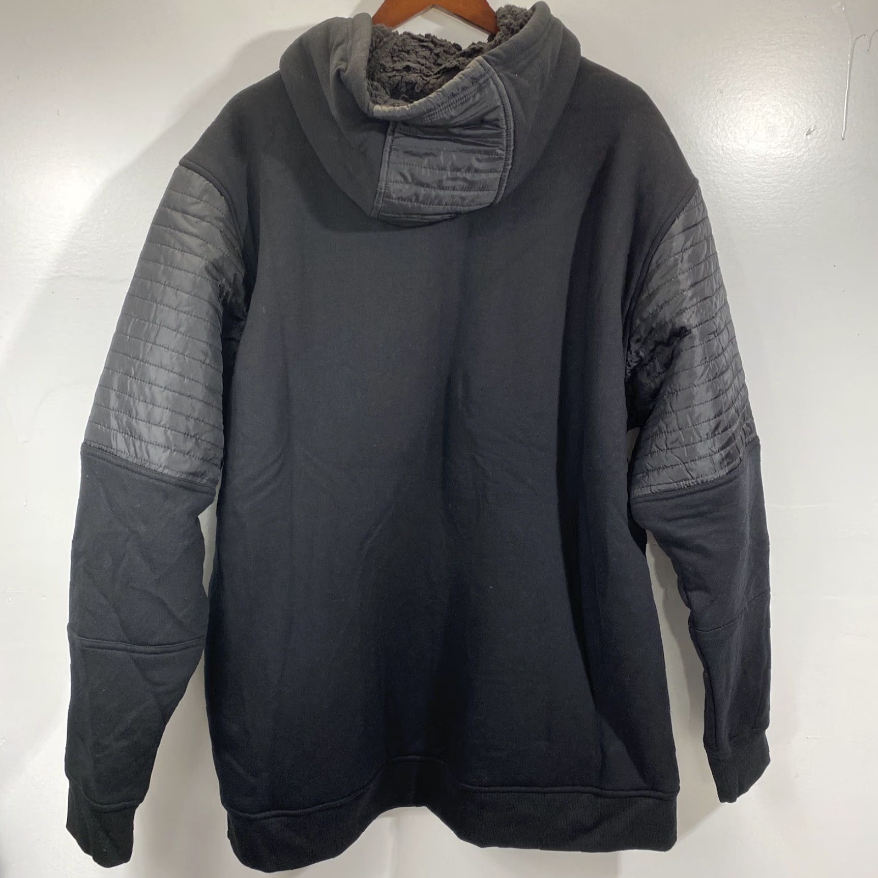 Vintage Machine Custom Co. Hooded Jacket Men’s 3XL Black Gray Fur Lined 3-in-1 Winter Travel Casual Size US XXL / EU 58 / 5 - 2 Thumbnail