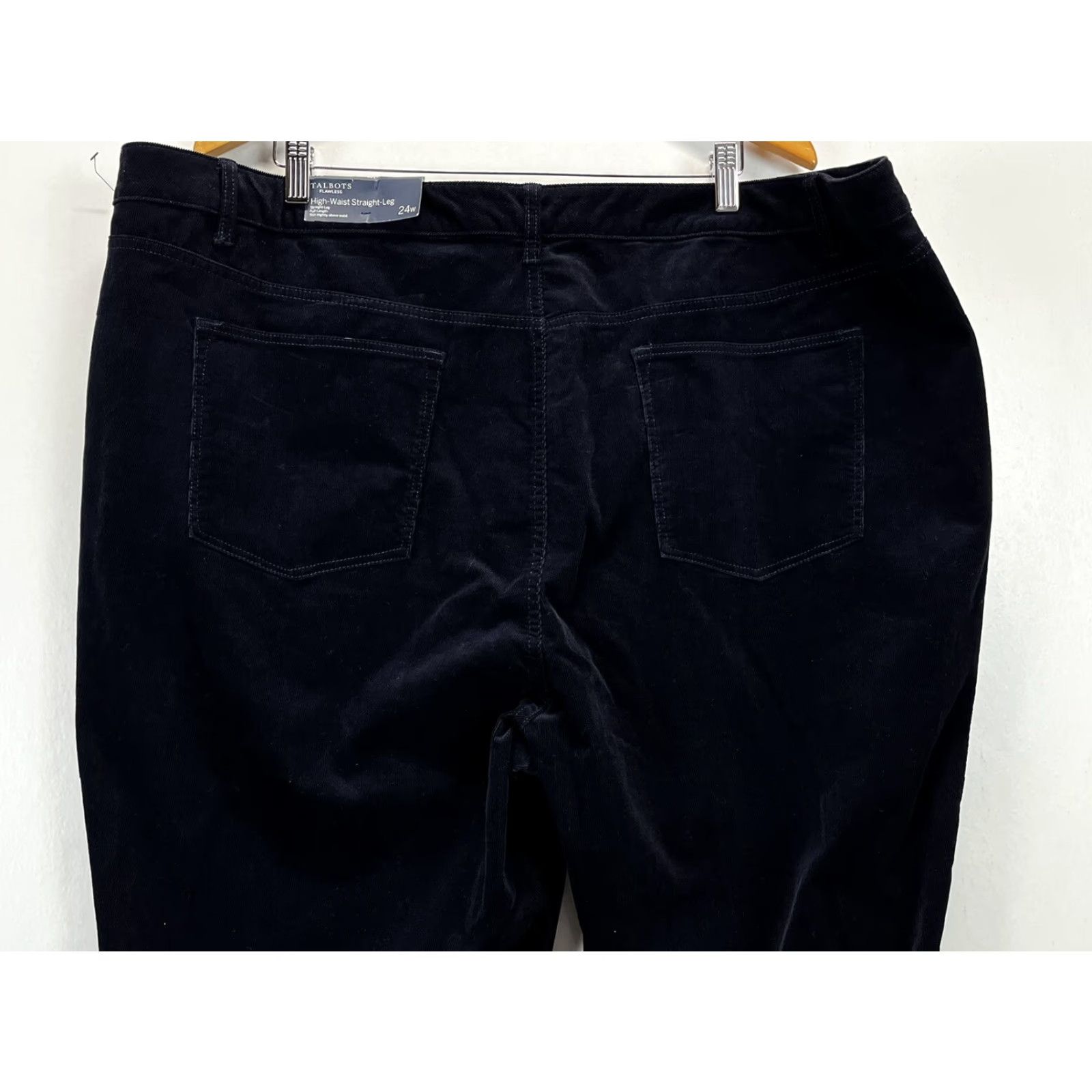 Talbots Talbots Corduroy Pants 24W Plus High Waist Straight Leg Navy Womens Size 42" / US 20 - 4 Thumbnail