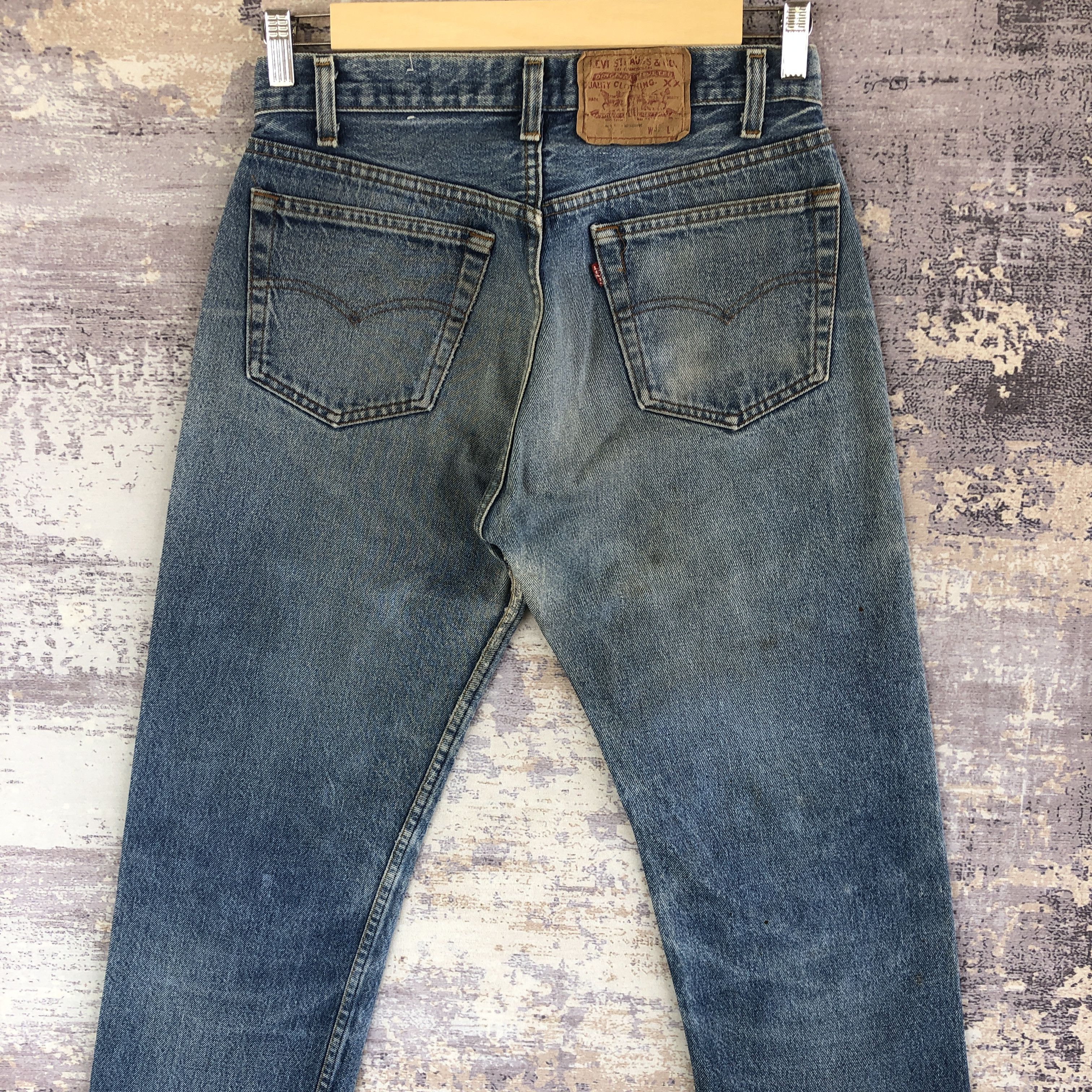 Levi's Vintage 70s Levis 501 Distressed Jeans Levis Denim Pants Size 28" / US 6 / IT 42 - 4 Thumbnail