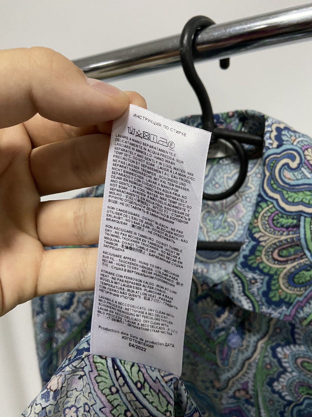 Etro × Vintage Etro buttons overprint floral vintage made in Italy Size US XL / EU 56 / 4 - 6 Thumbnail