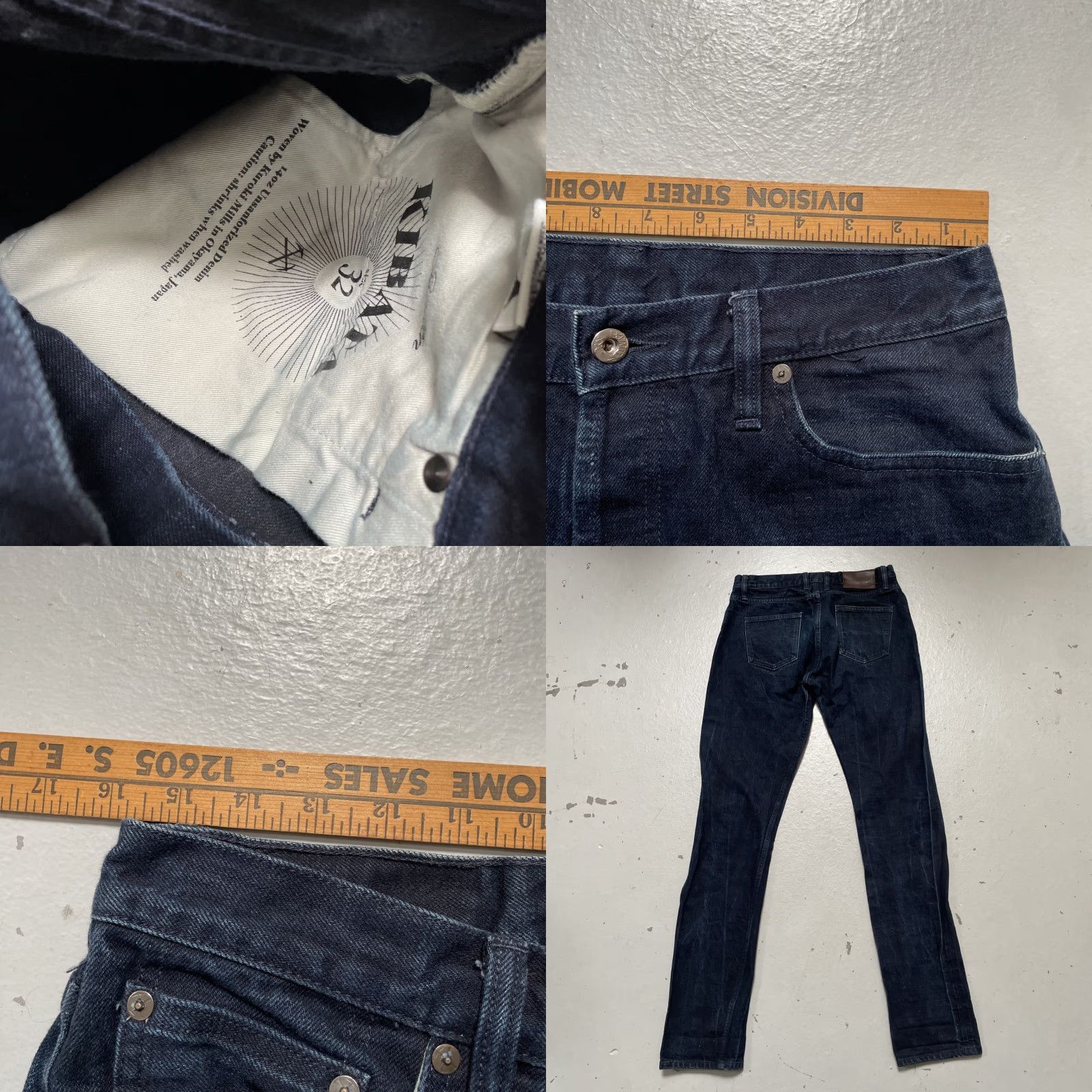 3sixteen 3sixteen Jeans CT-120xk Kibata Japanese Selvedge Indigo Denim 32 Regular Blue USA Vintage Mens Size US 32 / EU 48 - 8 Thumbnail