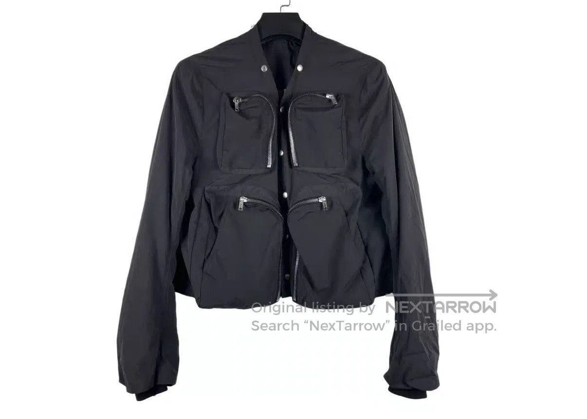 Rick Owens Black Multi-Pocket Short Jacket Size M. Size US M / EU 48-50 / 2 - 1 Thumbnail