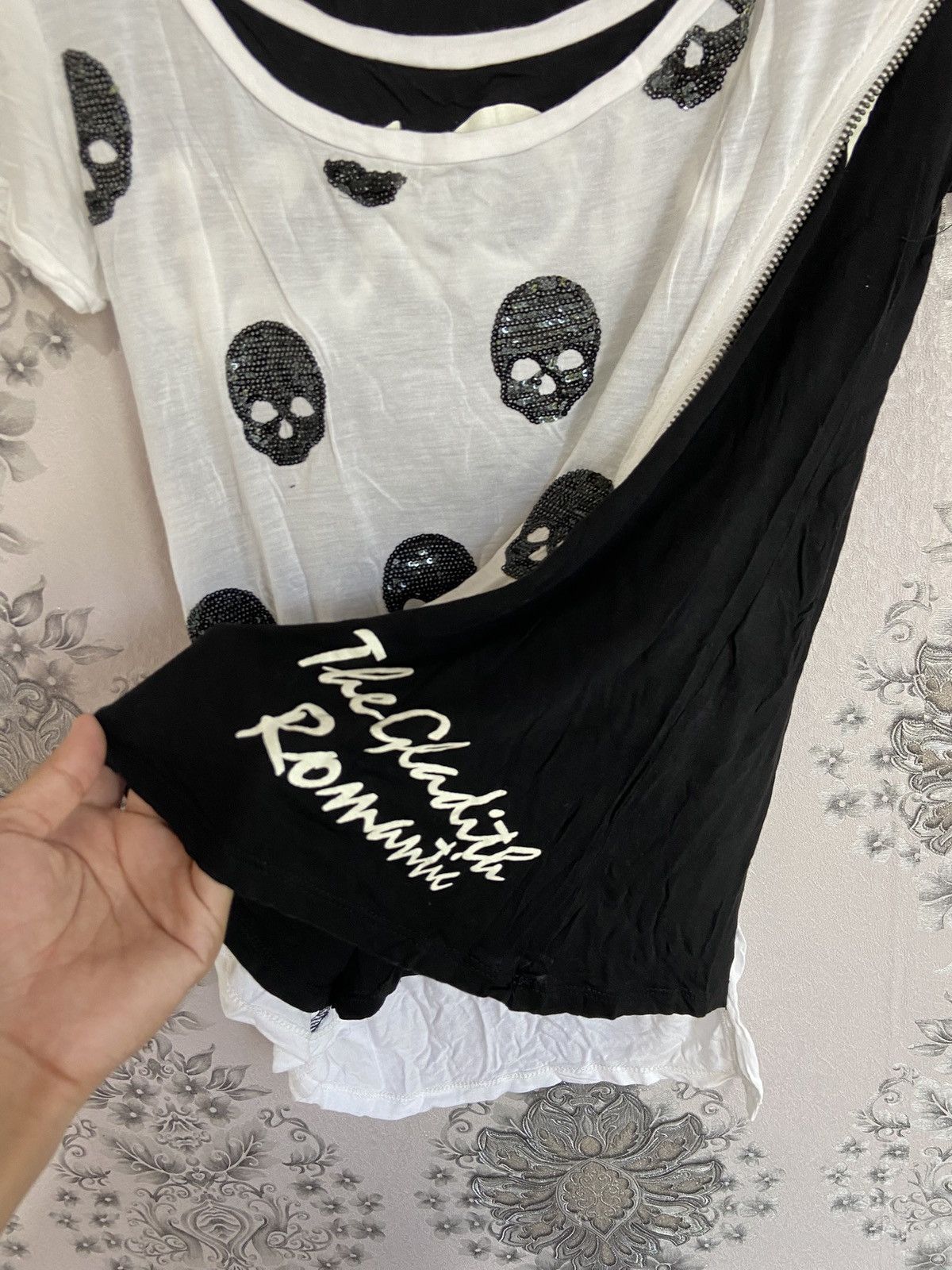 BIGI BIGI Skulls Double Layer Tshirt Size M / US 6-8 / IT 42-44 - 9 Thumbnail