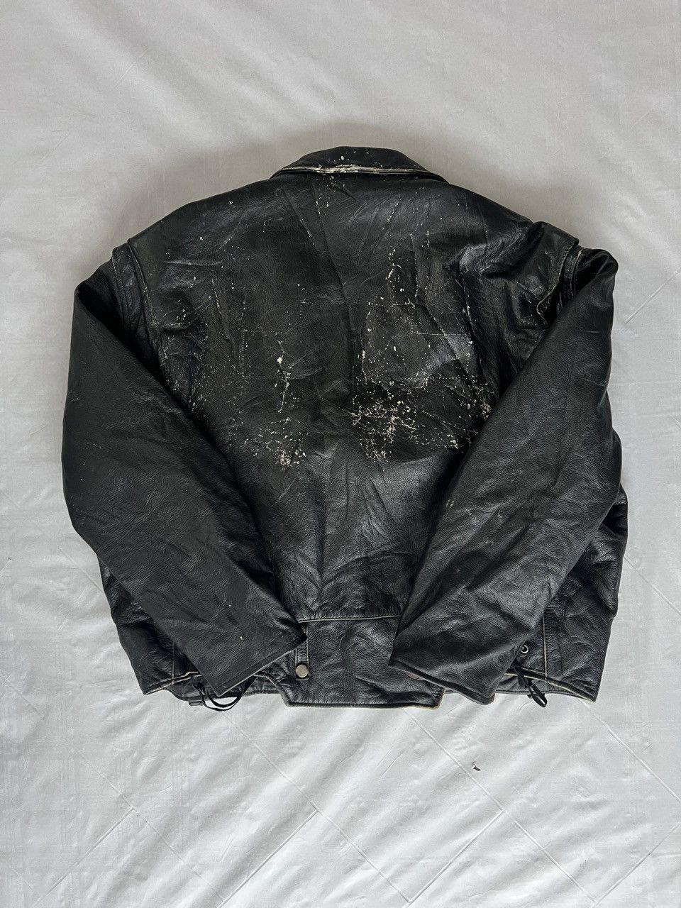 Avirex Avirex USA Leather Biker Jacket – XL – Made in Korea – 1990s Size US XL / EU 56 / 4 - 2 Thumbnail