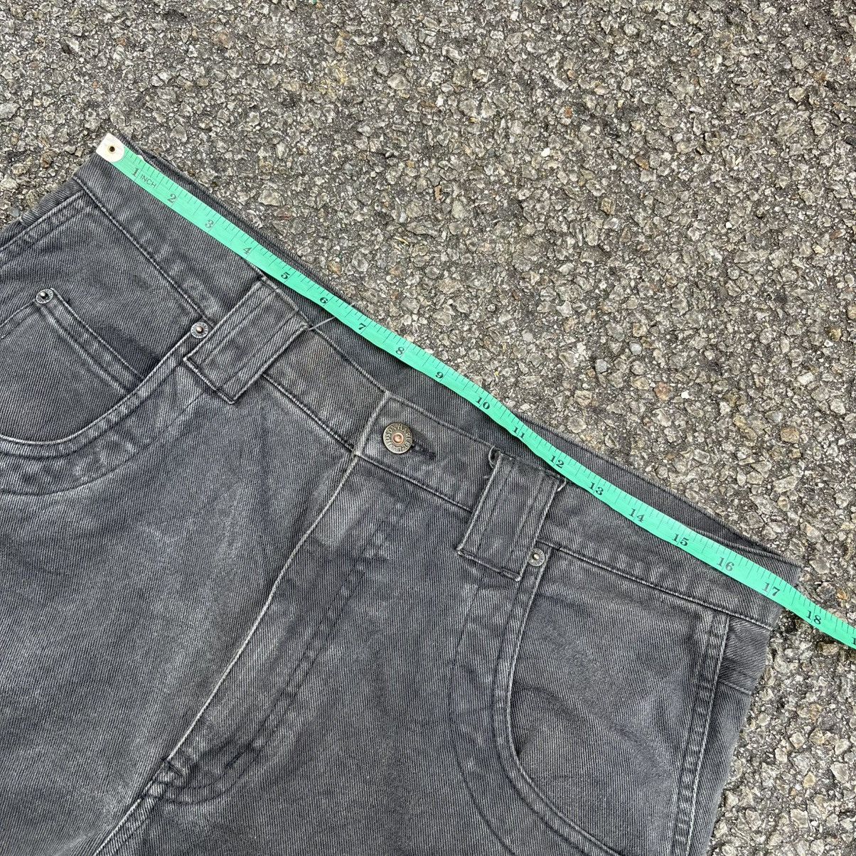 Harley Davidson Y2K Harley Davidson Carpenter Faded Black Baggy Skater Jeans Size US 34 / EU 50 - 7 Thumbnail
