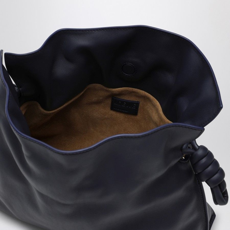 Loewe o1d2blof0824 Size: OS / Medium Flamenco Clutch in Dark Blue Size ONE SIZE - 4 Thumbnail