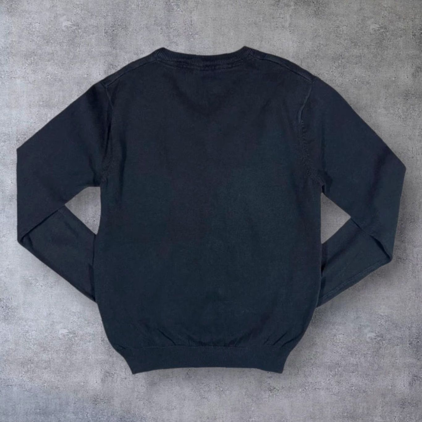 Element Element Subtle Black Chest Mini Logo V-Neck Sweater Jumper S Mens Long Sleeve Pullover Embroidered Size US S / EU 44-46 / 1 - 2 Thumbnail