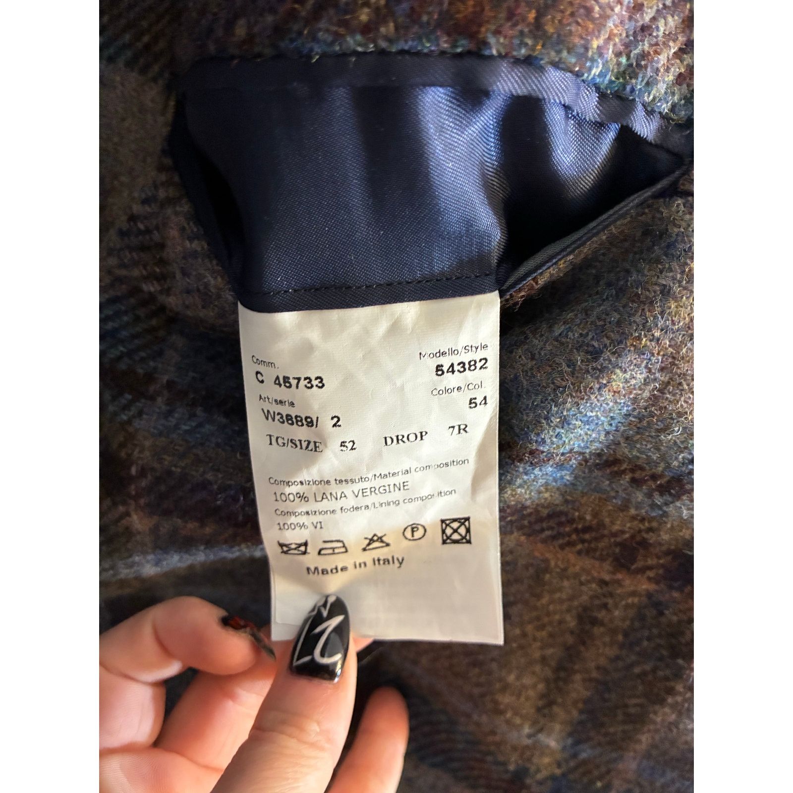 Angelo Nardelli NWOT Angelo Nardelli Plaid Blue Check Wool Blazer Men's 52 Size XXL / US 16-18 / IT 52-54 - 4 Thumbnail
