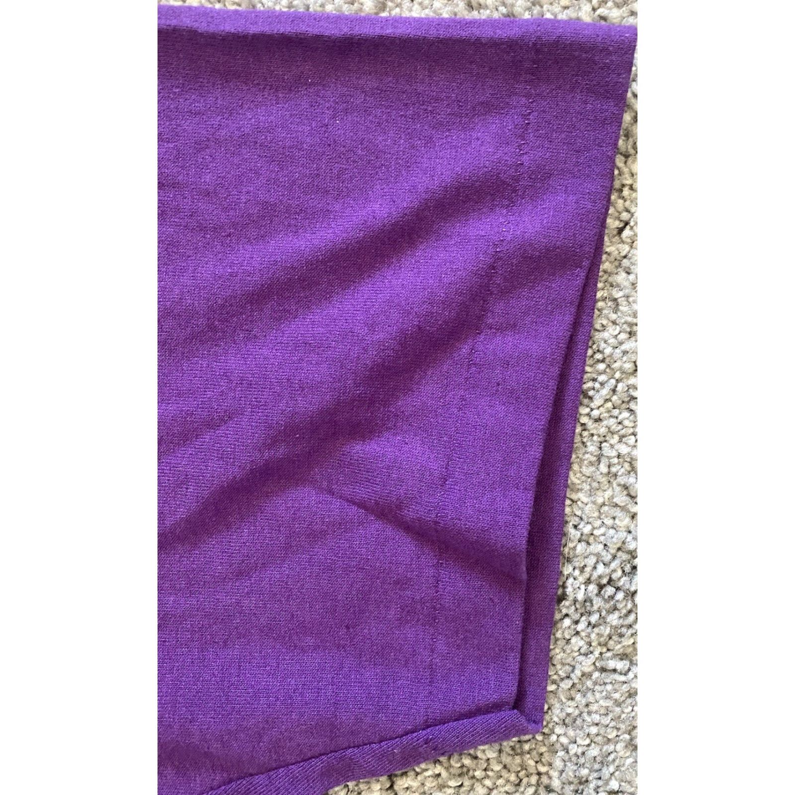 Soffe VINTAGE Soffe Shirt T-Shirt Short Sleeve Purple Adult L 42-44 90s USA Mens Size US L / EU 52-54 / 3 - 4 Thumbnail