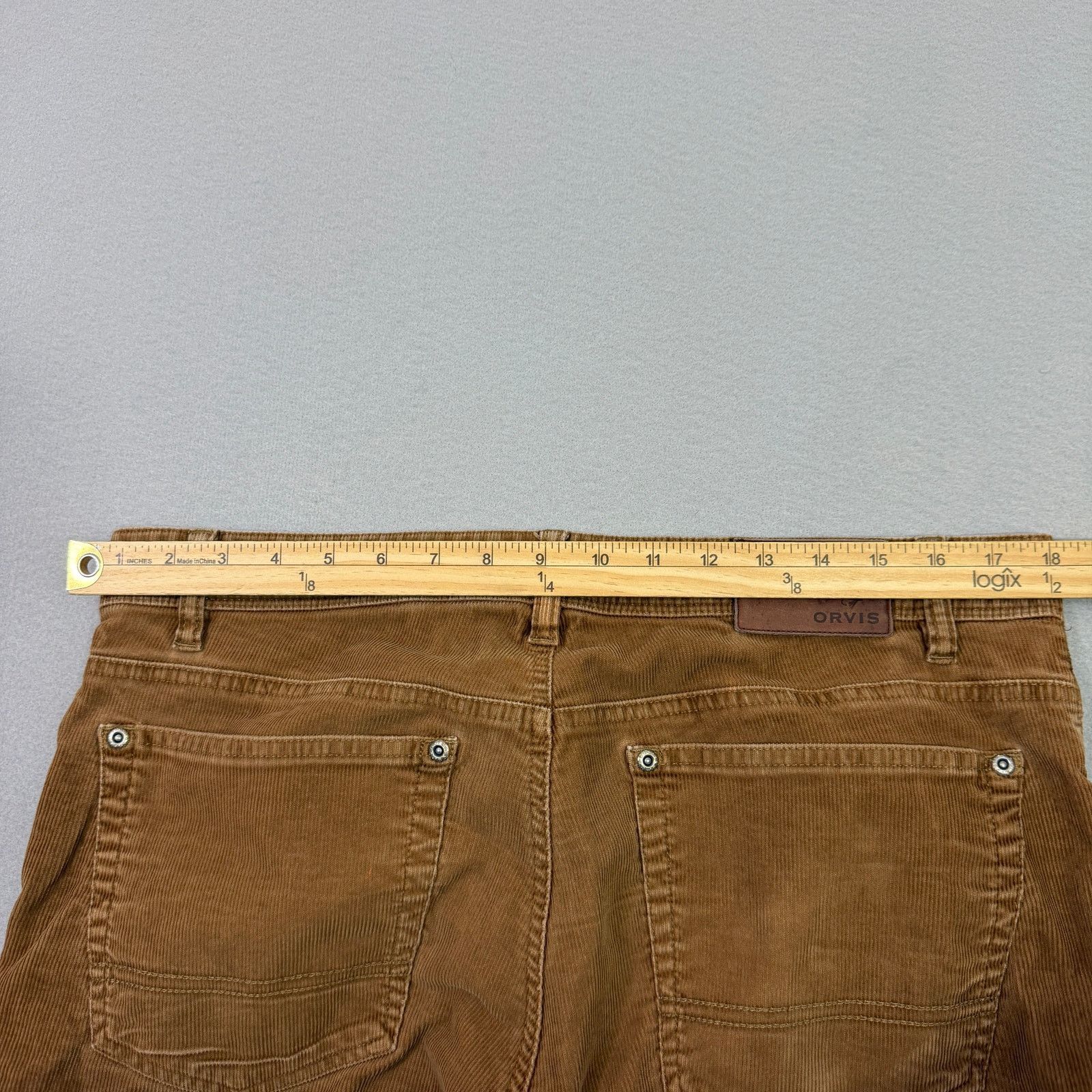 Orvis Orvis Five Pocket Corduroy Pants Men's 36x34 Tan Stretch Size US 36 / EU 52 - 7 Thumbnail