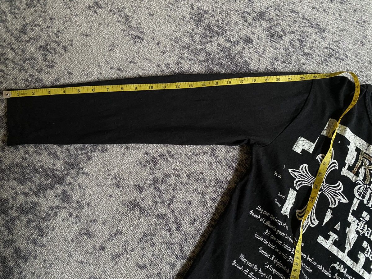 Japanese Brand Y2k Fly beans ifsixwasnine cross longsleeve Size US L / EU 52-54 / 3 - 10 Thumbnail