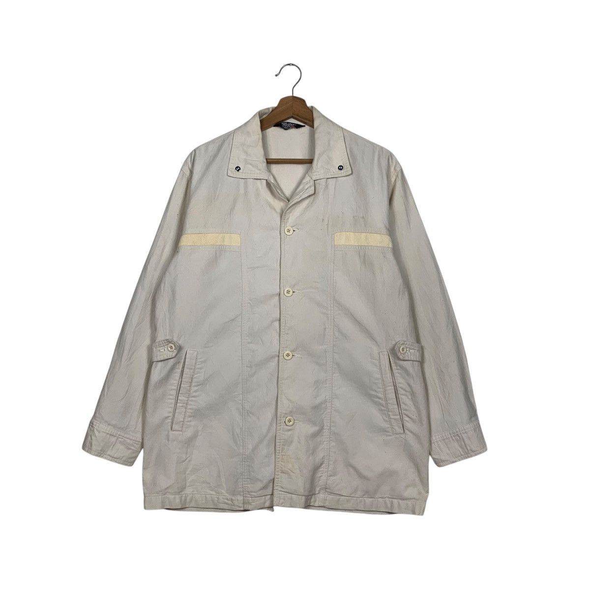 Vintage 80’s BIG-JOHN For Men Work Shirt Jacket #2789-C126