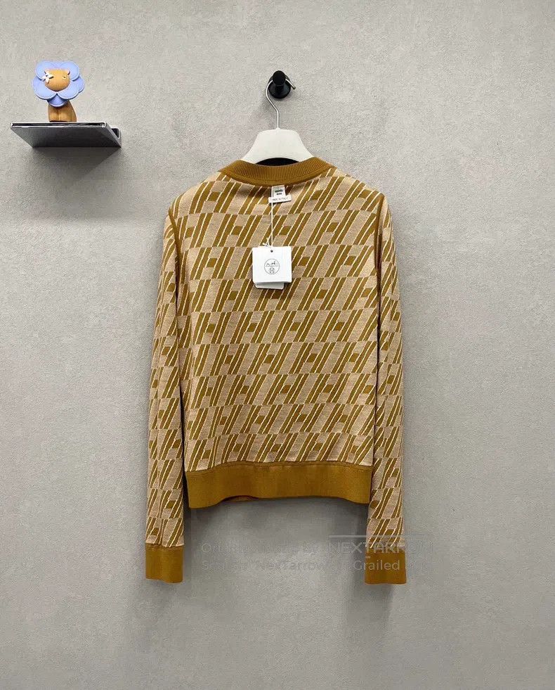 Hermes Hermes Caramel cardigan coat, reversible design, one side Size XS / US 0-2 / IT 36-38 - 4 Thumbnail
