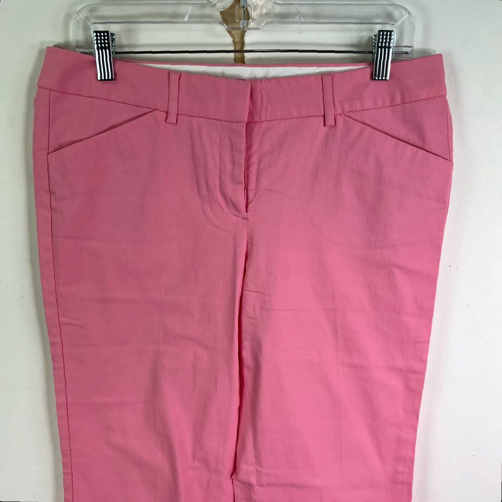 Vintage VINTAGE The Limited Drew Fit Wide Leg Pants Womens Size 8 Pink Stretch Twill 32X32 Preppy 80s 90s Size 30" / US 8 / IT 44 - 2 Thumbnail
