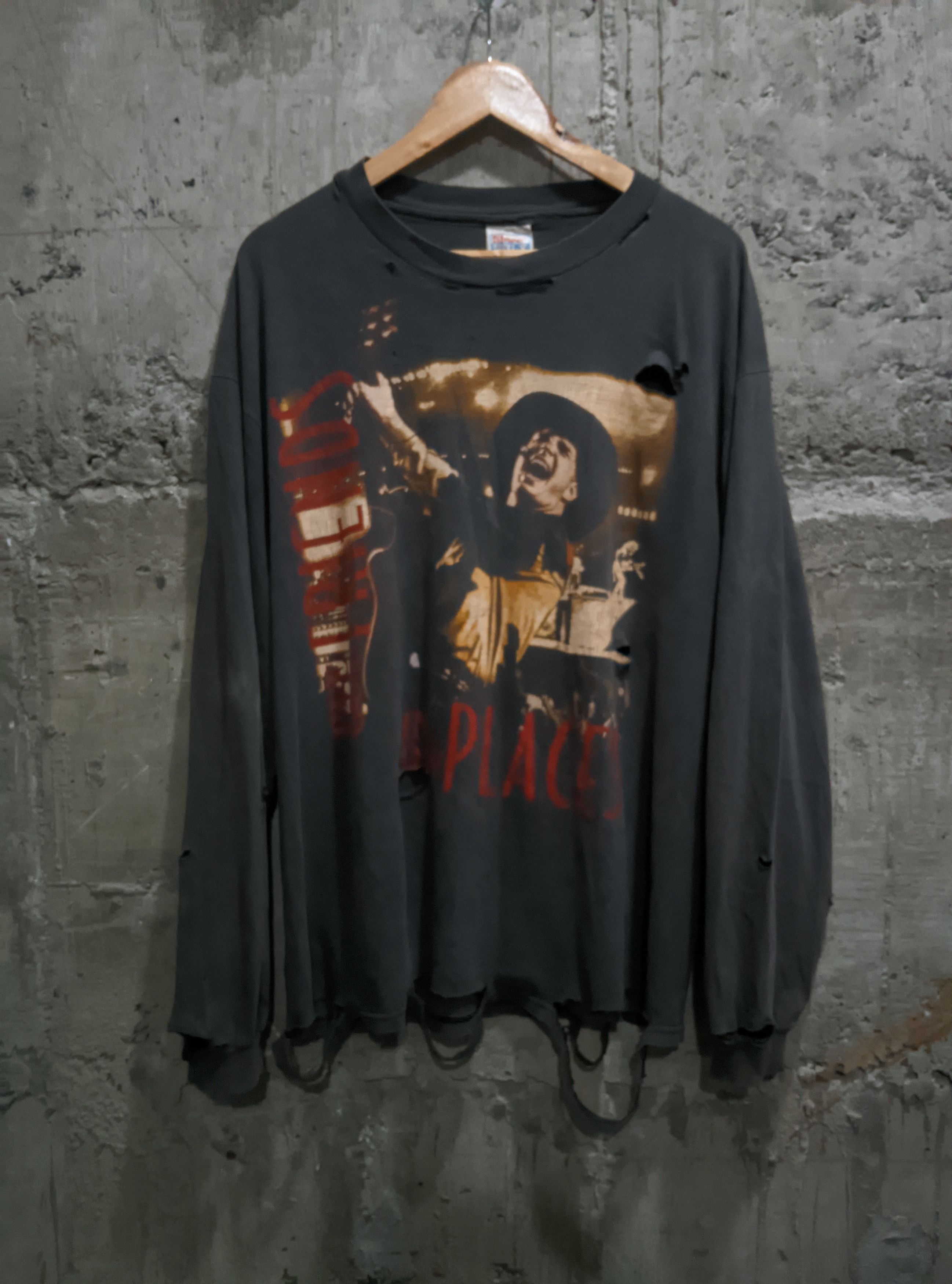 Band Tees Vintage 1996 thrashed grath Brooks sun faded erd Size US XL / EU 56 / 4 - 1 Thumbnail