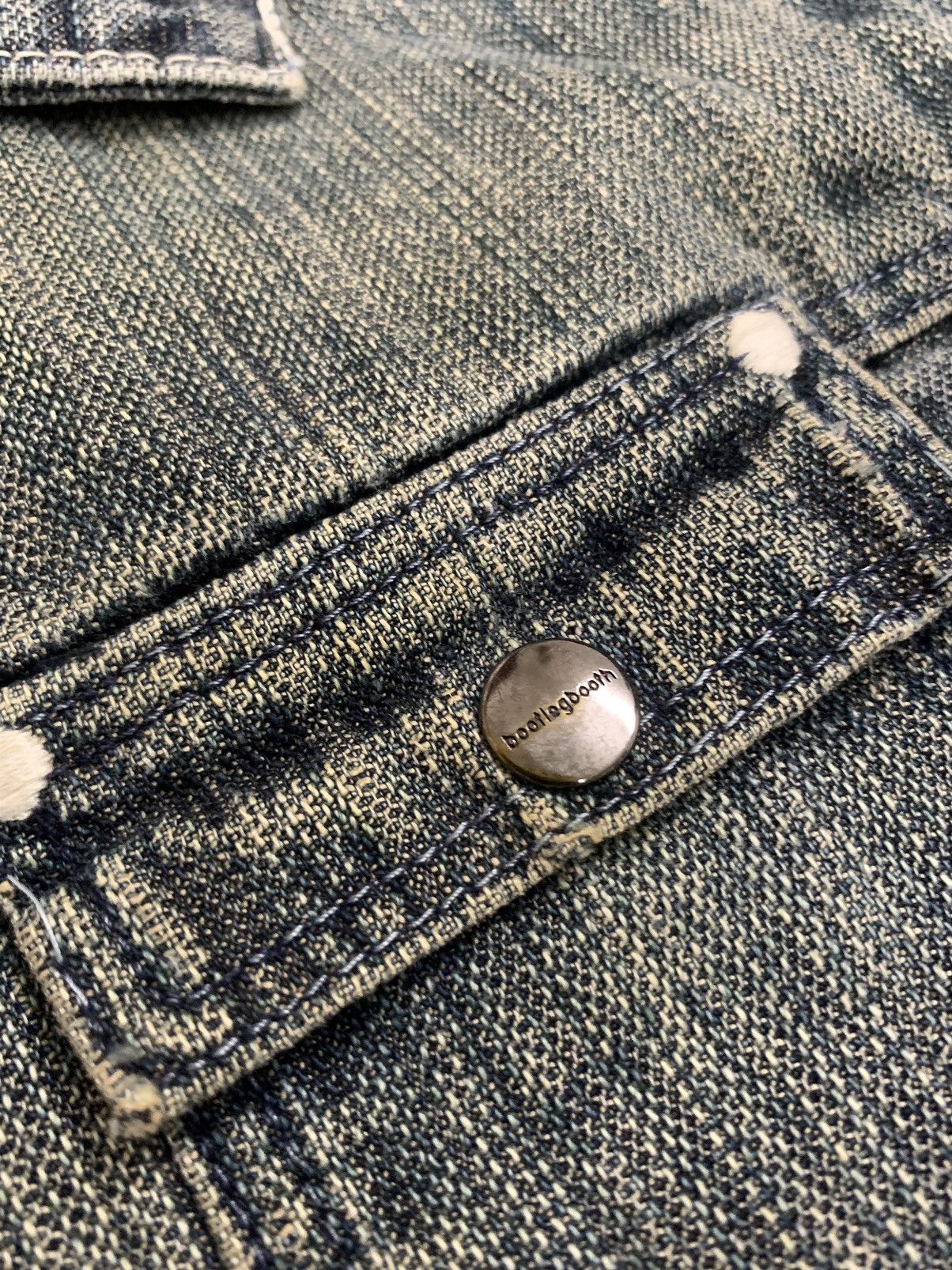 Japanese Brand Bootleg Japan Denim Shorts 🇯🇵 Size US 33 - 5 Thumbnail