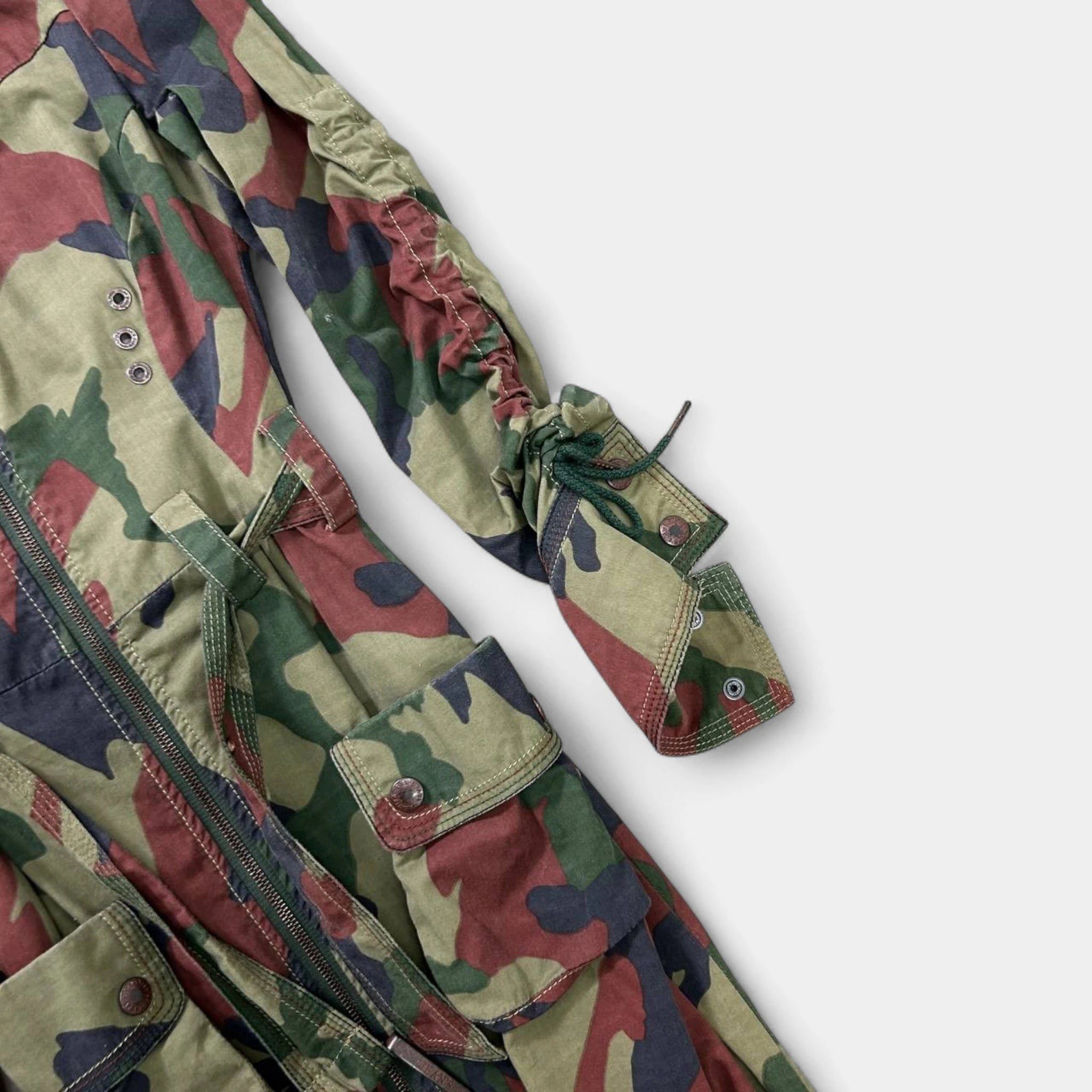 Jean Paul Gaultier Jean Paul Gaultier Camouflage Cargo Vest Dress S/M 2000s Size S / US 4 / IT 40 - 4 Thumbnail