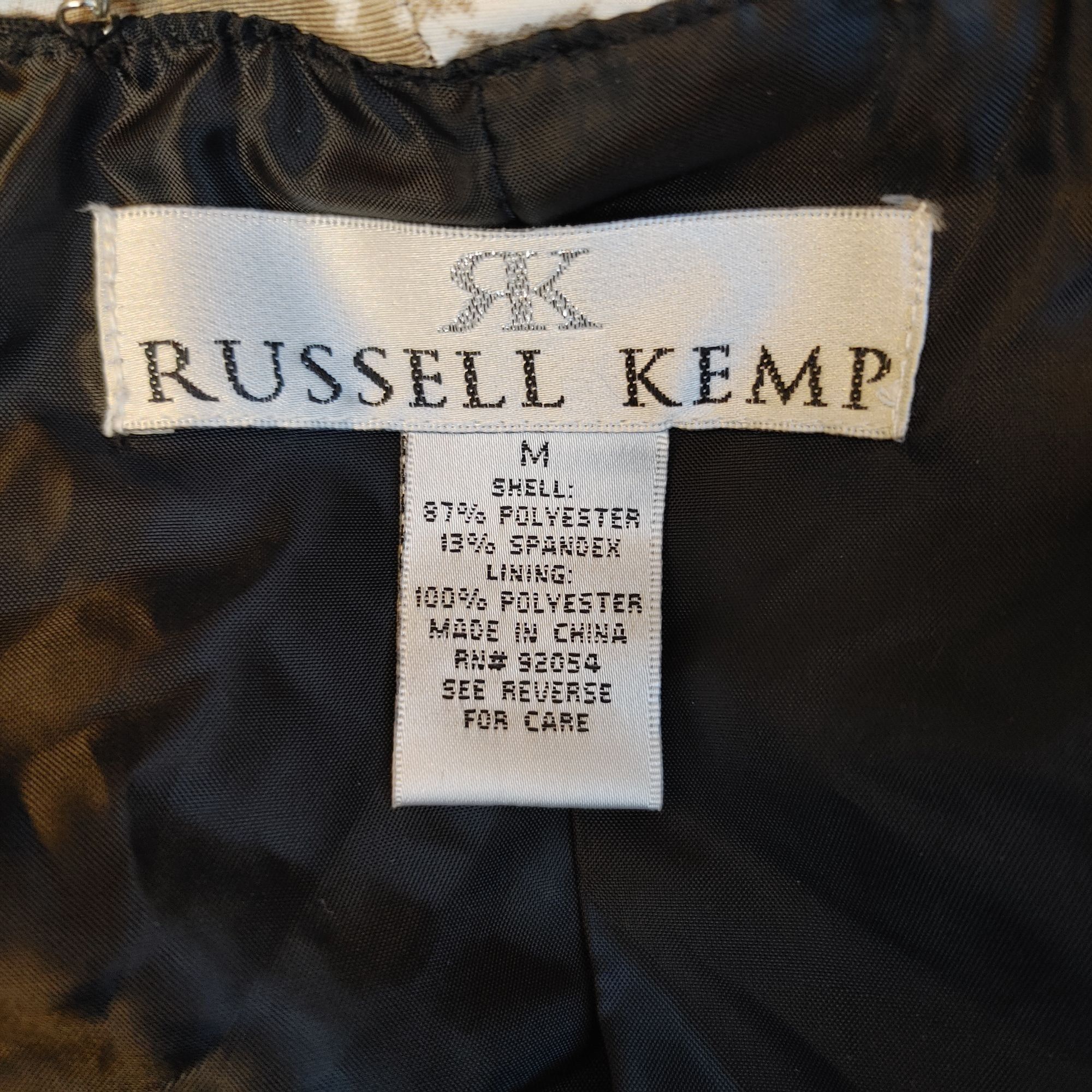 Other RUSSELL KEMP NEW YORK Women M Brown Multi Animal Print Open Size M / US 6-8 / IT 42-44 - 4 Thumbnail