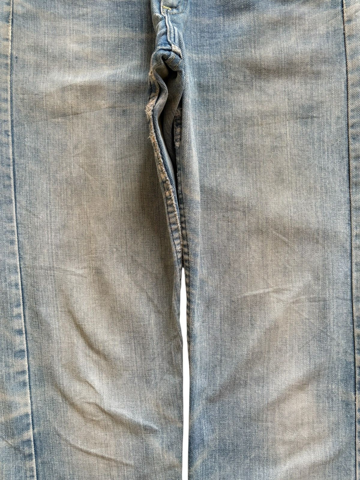 Lee Vintage Lee Talon Zipper Mud Wash Distressed Rip Loose Jean Size US 28 / EU 44 - 5 Thumbnail