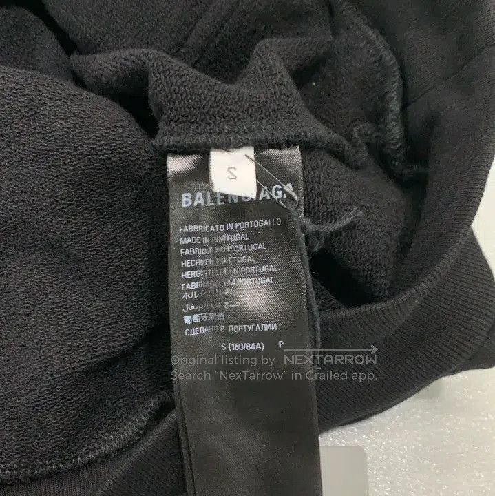 Balenciaga Balenciaga Black Logo Hoodie for Men. Size US S / EU 44-46 / 1 - 4 Thumbnail