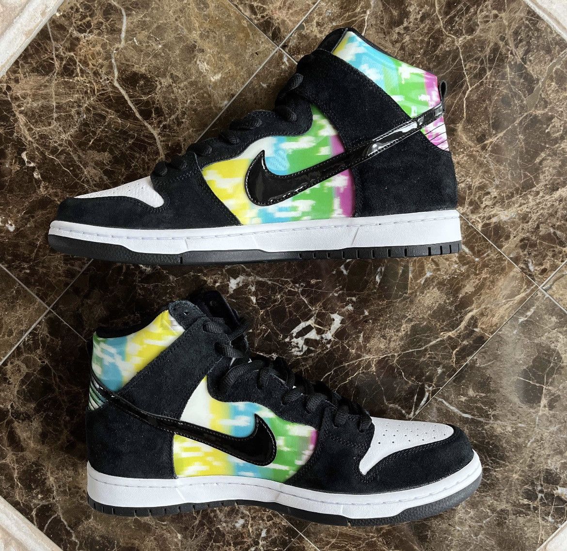 Nike Nike Dunk High SB “TV Signal” size 12 Size US 12 / EU 45 - 2 Thumbnail