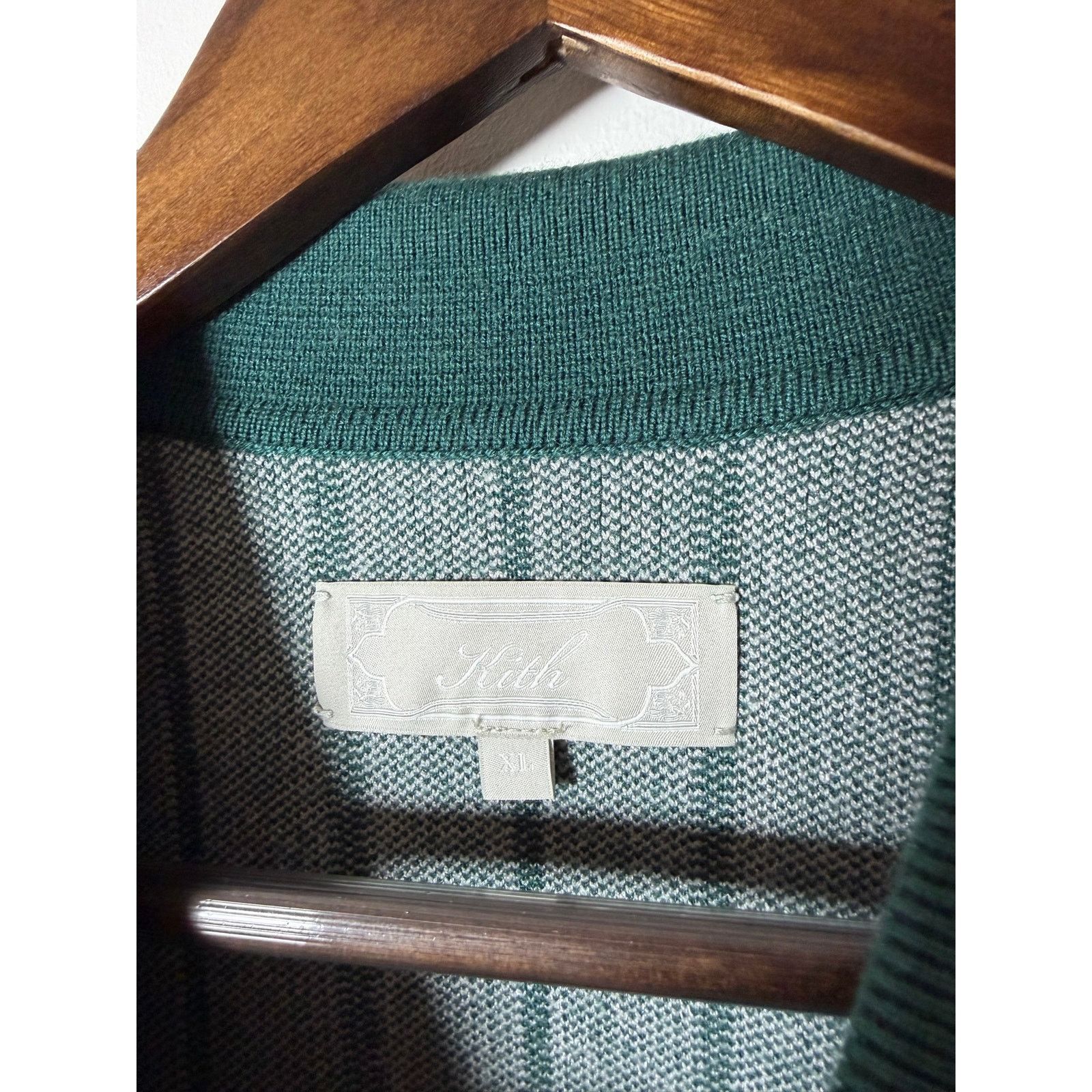 Kith Kith Harmon Rugby Pullover Sweater 'Light Heather Grey' Size US XL / EU 56 / 4 - 4 Thumbnail