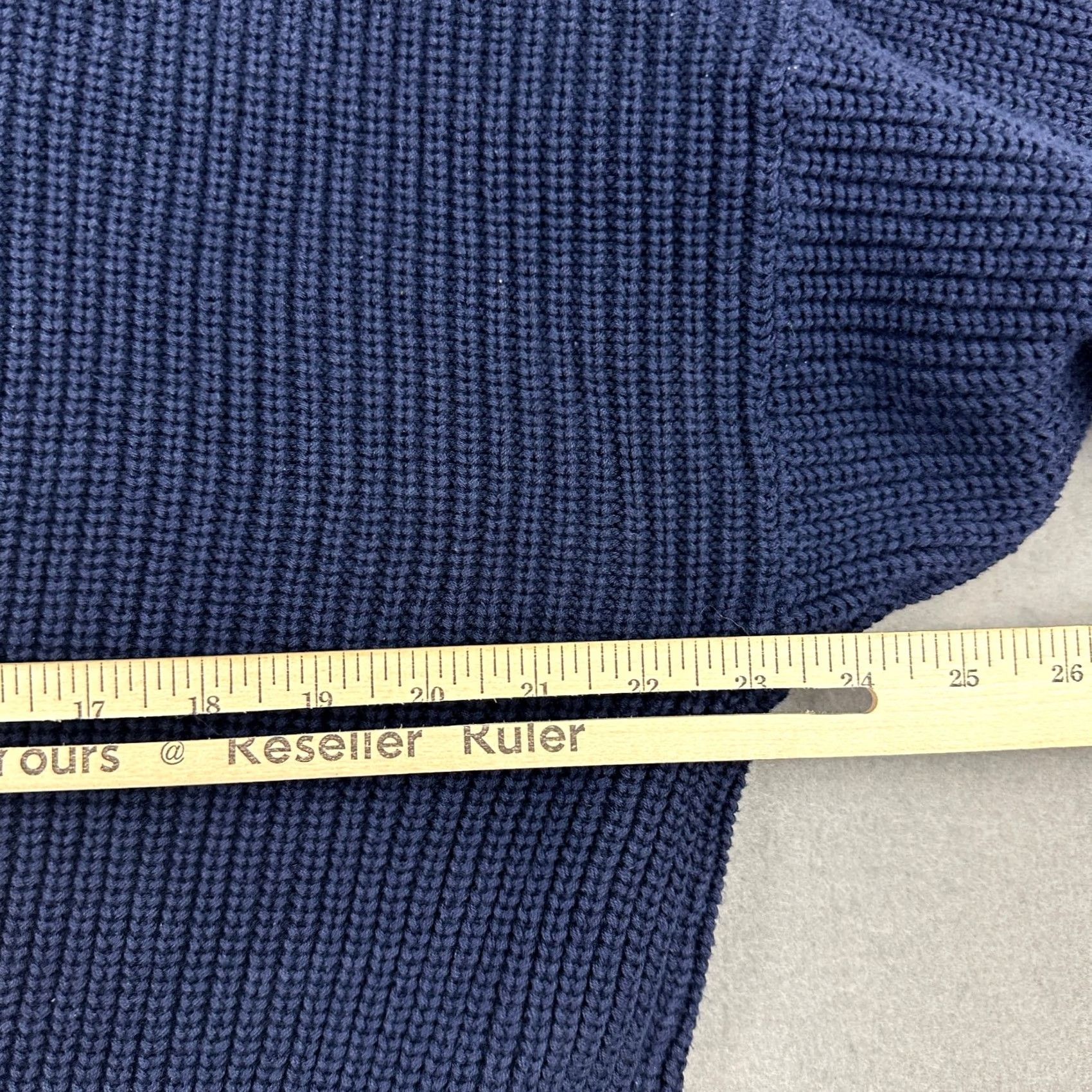 Eddie Bauer VINTAGE Eddie Bauer Sweater Men Large Tall Blue Henley 90s Size US L / EU 52-54 / 3 - 5 Thumbnail