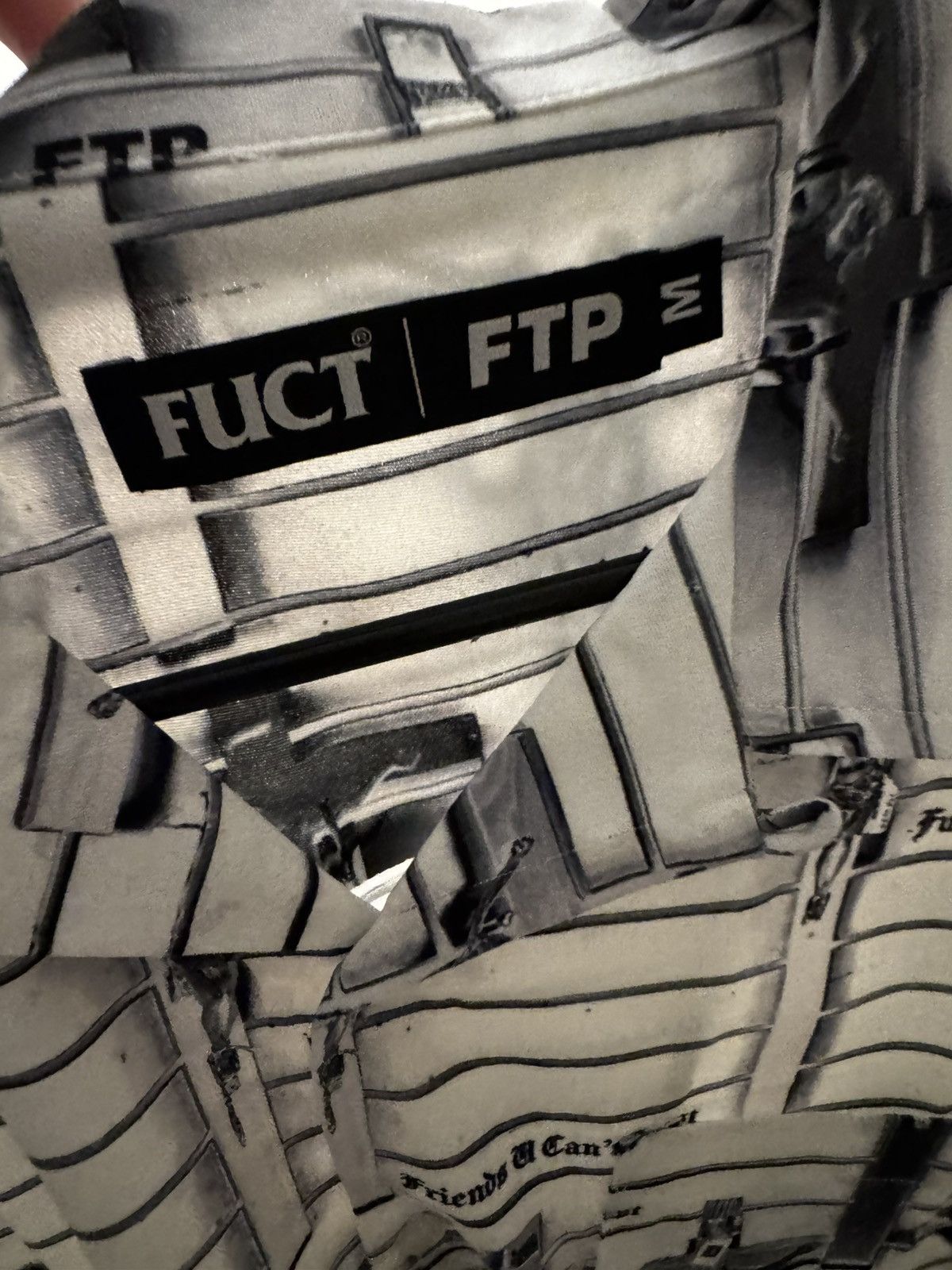 FUCT × Fuck The Population FTP X FUCT Cross Button Up Shirt Size US M / EU 48-50 / 2 - 3 Thumbnail
