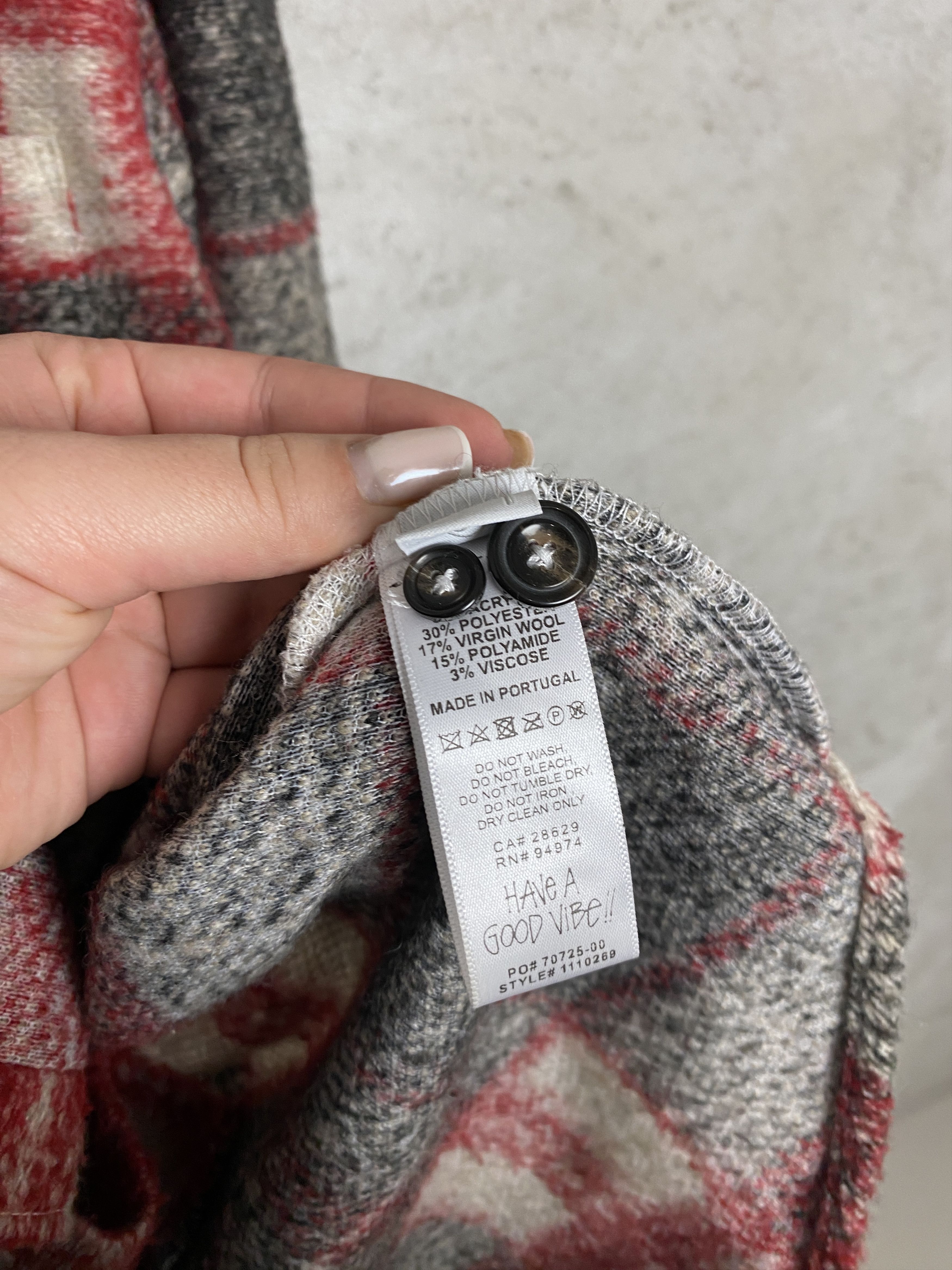 Stussy Stussy plaid knit fleece shirt button ups skate rap Size US S / EU 44-46 / 1 - 4 Thumbnail