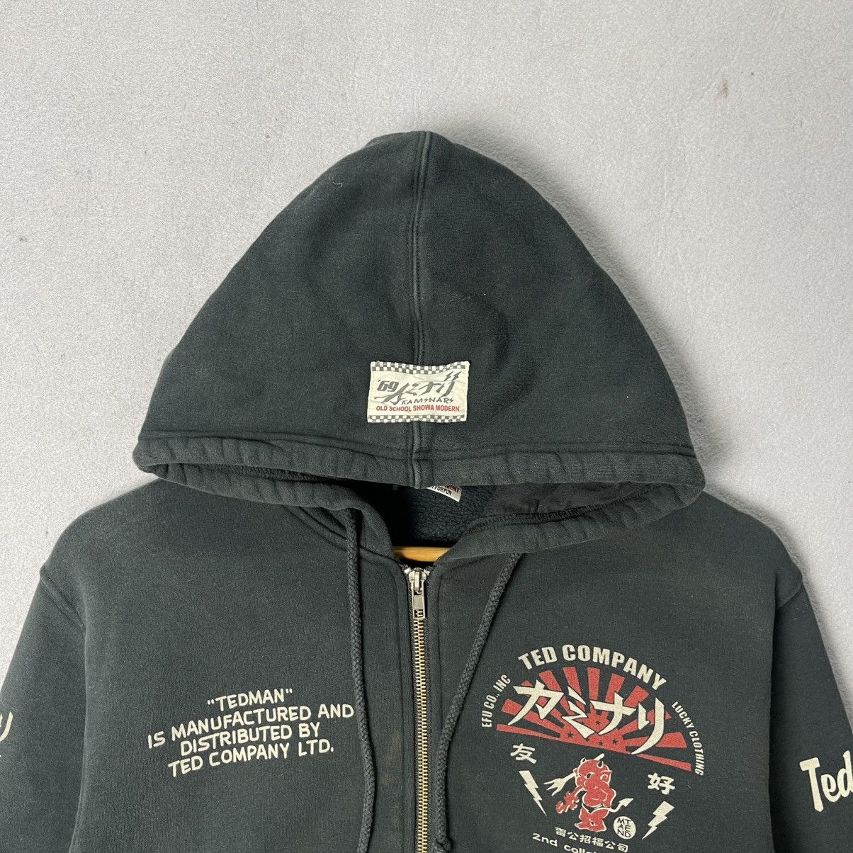 Tedman Vintage Ted Company “Bloody Speed” Racing Club Zip Hoodie Size US M / EU 48-50 / 2 - 2 Thumbnail