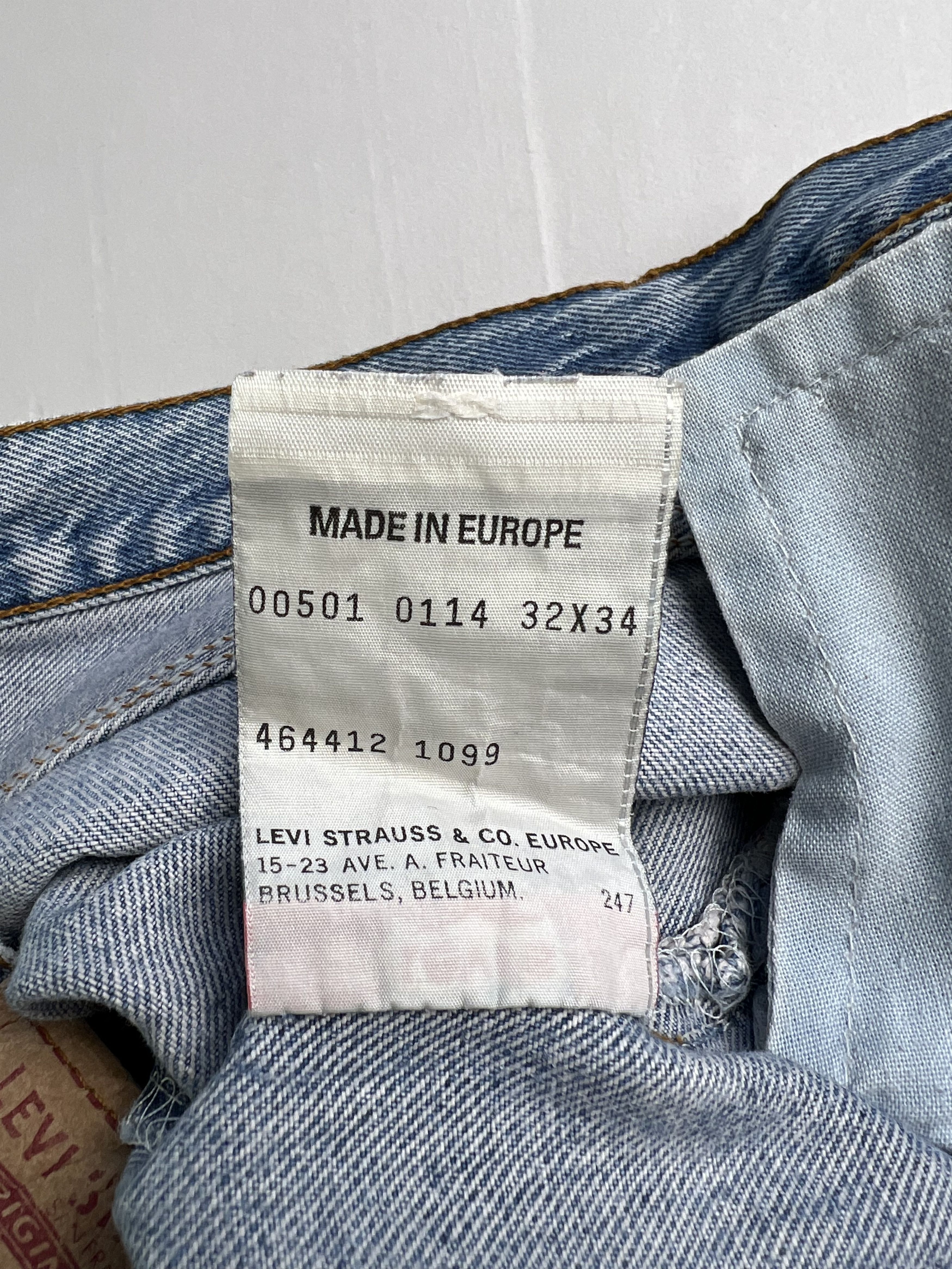 Levi's Levis 501 Jeans Shorts Light Blue W32 Size US 32 / EU 48 - 5 Thumbnail