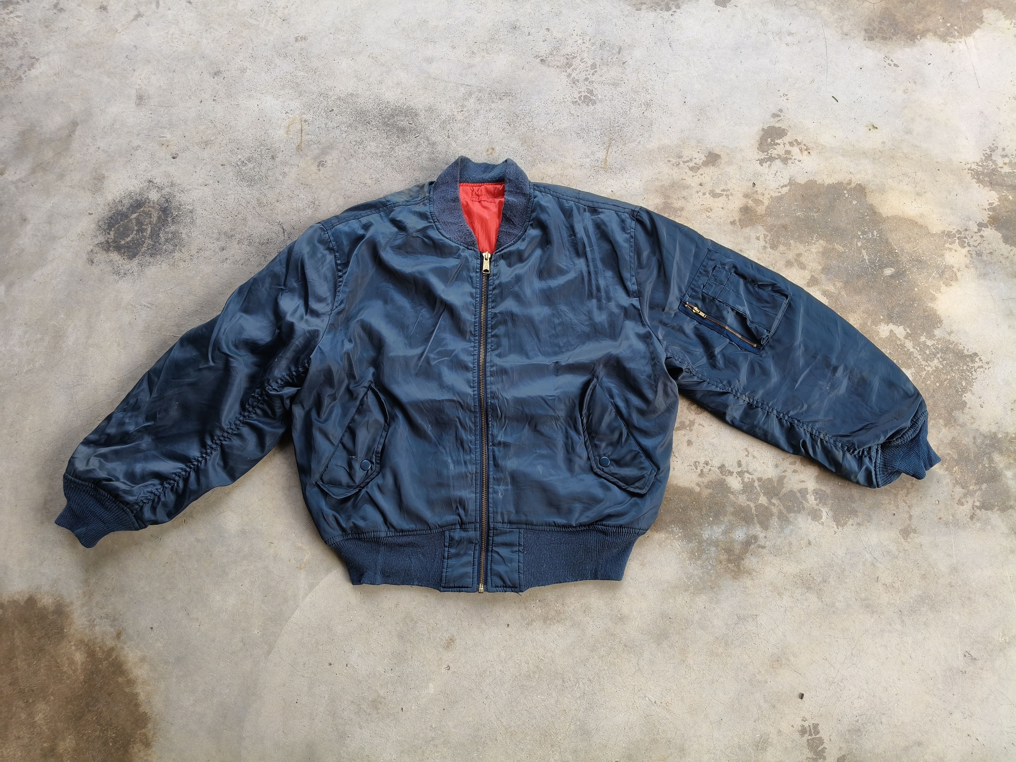 Vintage Air Force Bomber Jacket Size US L / EU 52-54 / 3 - 3 Thumbnail