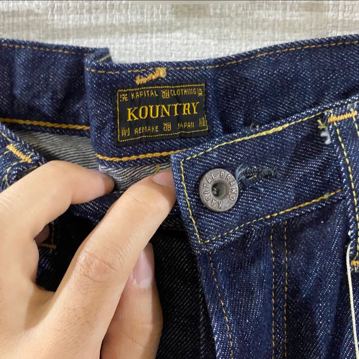 Kapital Kapital 12.5oz Mexican Tuxedo Bone Denim Pants Size US 36 / EU 52 - 5 Thumbnail
