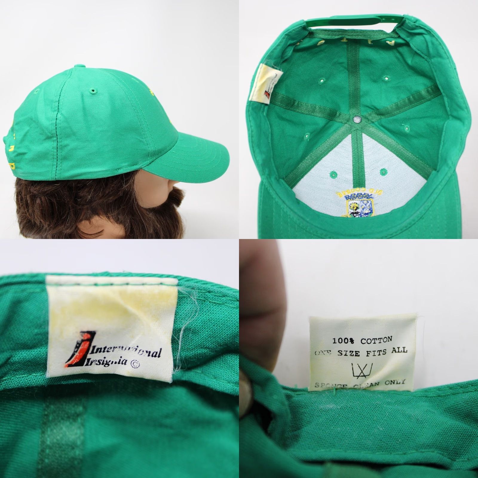 Vintage Insignia St. Andrews Old Course Hat Mens Snapback Green Cotton Cap Size ONE SIZE - 8 Thumbnail