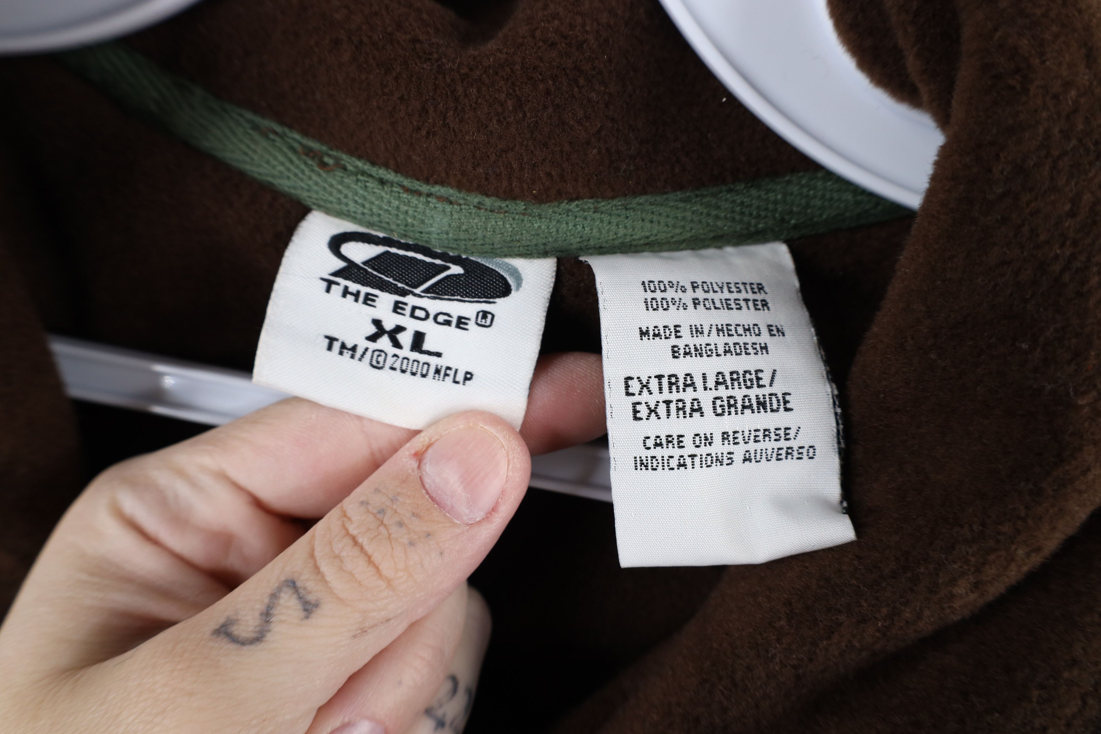 Vintage Vintage Y2K 2000 Browns Football Full Zip Fleece Vest Jacket Size US XL / EU 56 / 4 - 5 Thumbnail