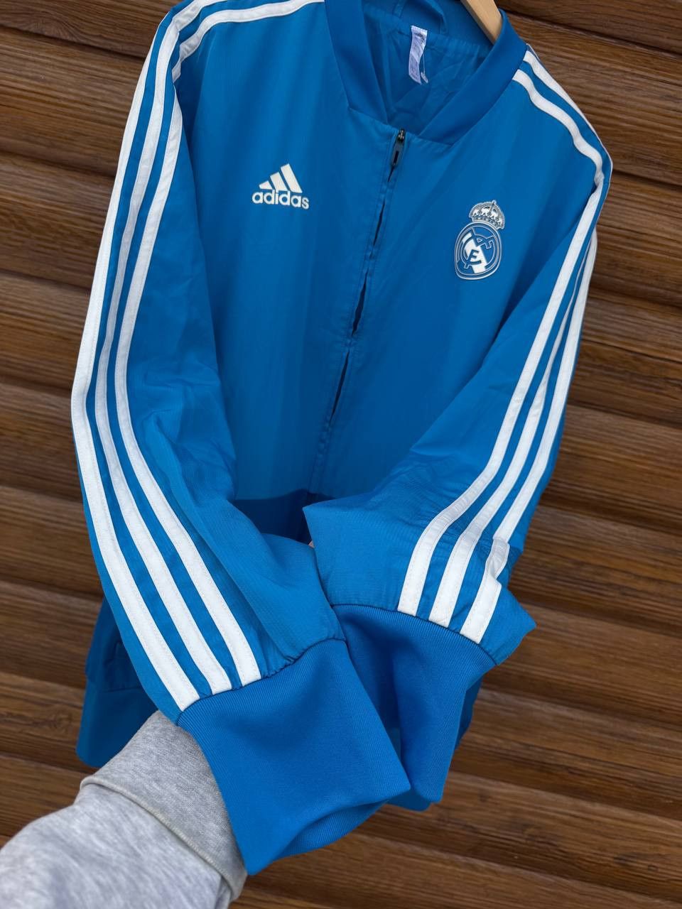 Adidas Adidas Real Madrid Football Jacket Soccer Track Top Size US XL / EU 56 / 4 - 4 Thumbnail