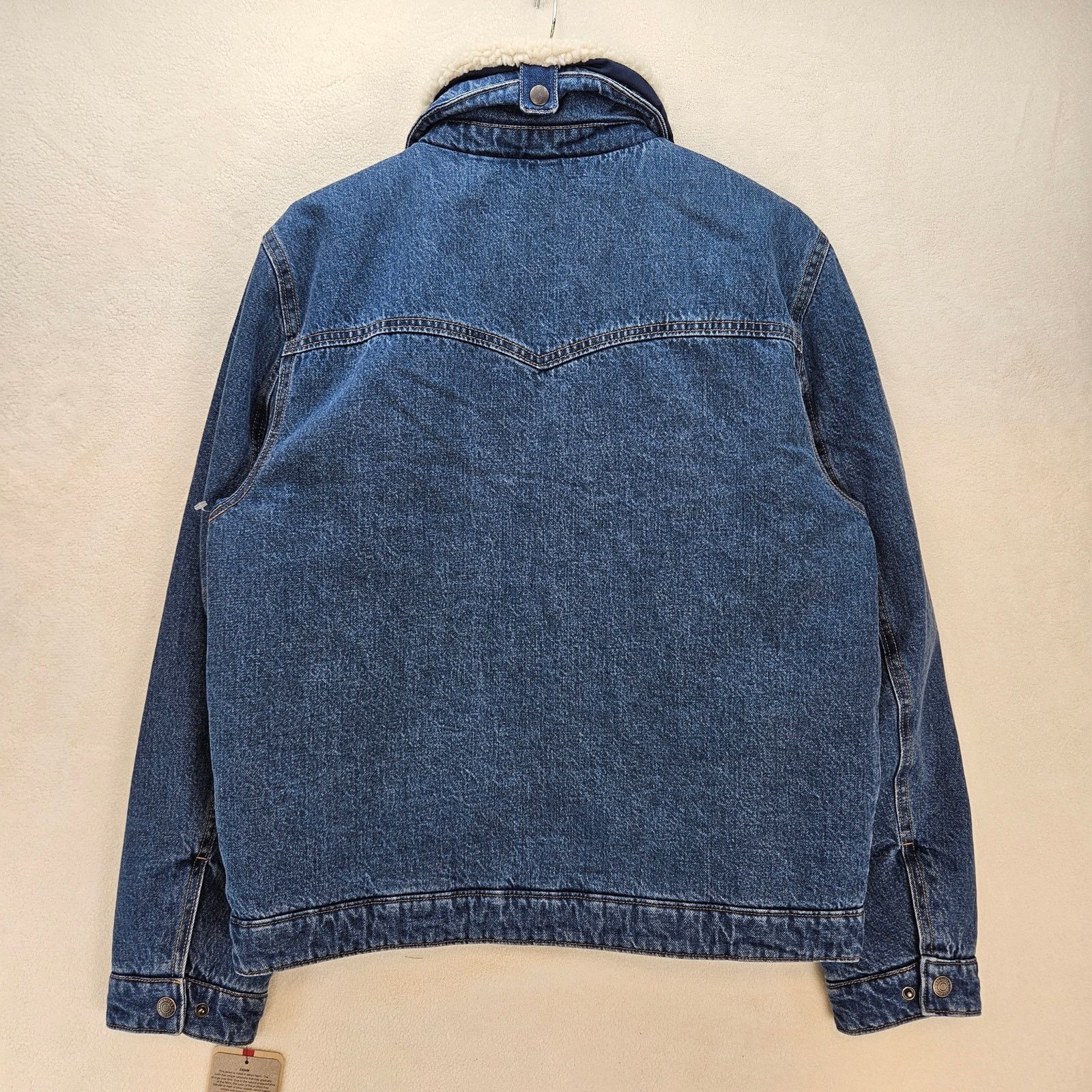Levi's LEVI'S WESTERN MEN'S MEDIUM COLLARED SHERPA JACKET MEDIUM Size US M / EU 48-50 / 2 - 6 Thumbnail