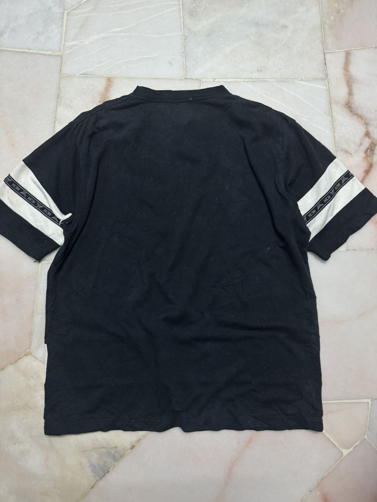 MCM THRASHED VINTAGE 90's MCM BLACK WHITE DIRTY FADED Size US L / EU 52-54 / 3 - 15 Thumbnail