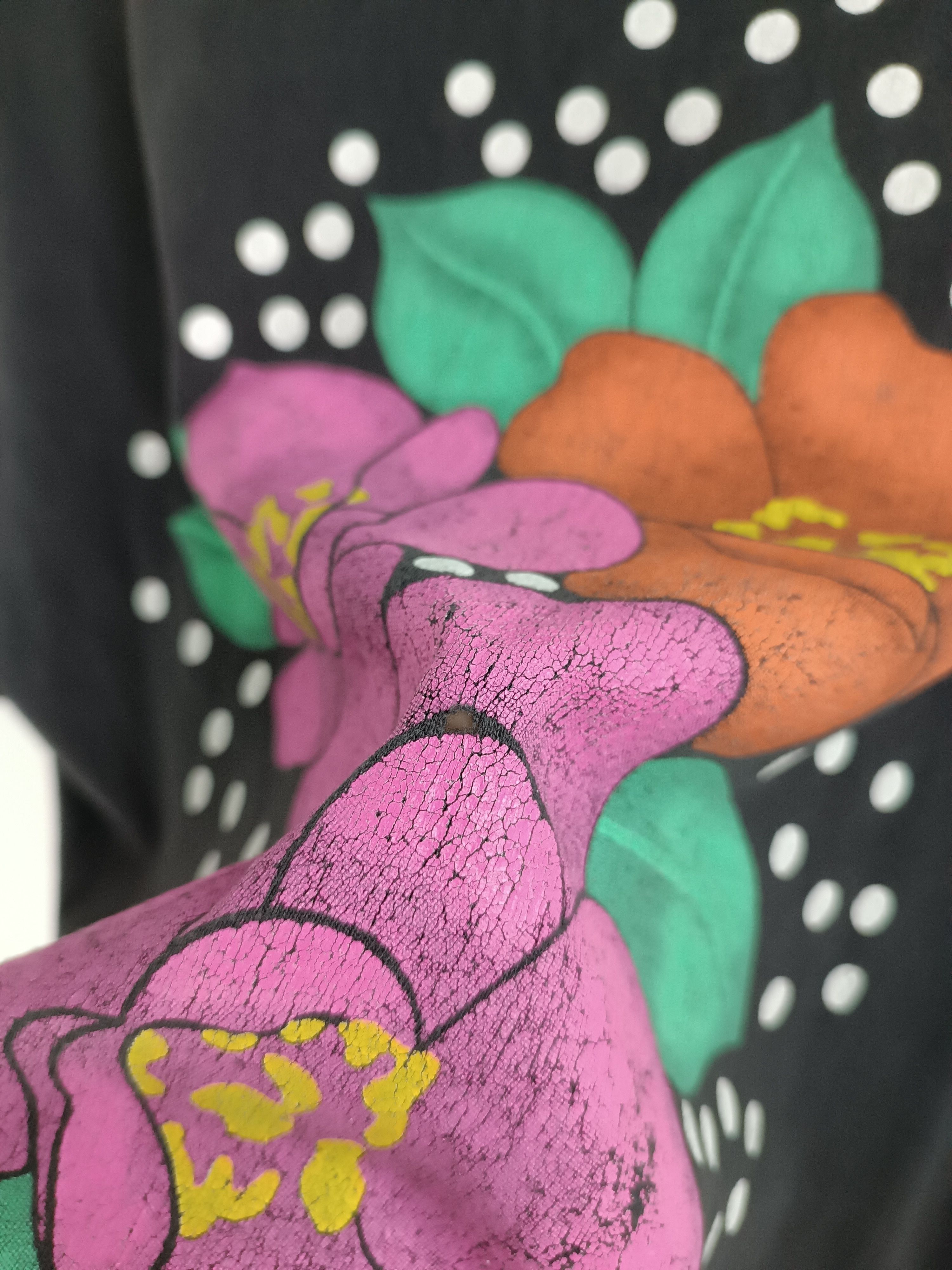 Vintage VINTAGE 90'S JACQUES MORET FLOWER ART Ts gogh picasso warhol Size US L / EU 52-54 / 3 - 12 Thumbnail