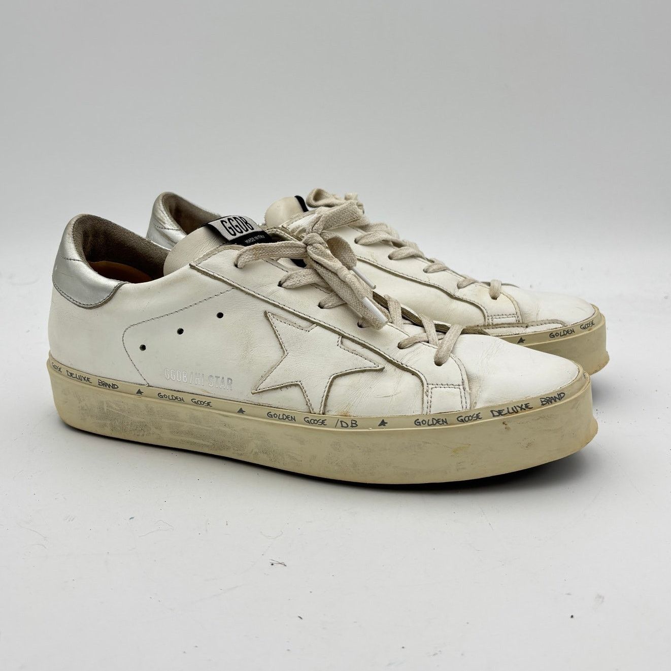 Golden Goose Golden Goose GGDB Hi Star Chunky Sneakers Women's 41 US 11 Size US 11 / IT 41 - 1 Thumbnail