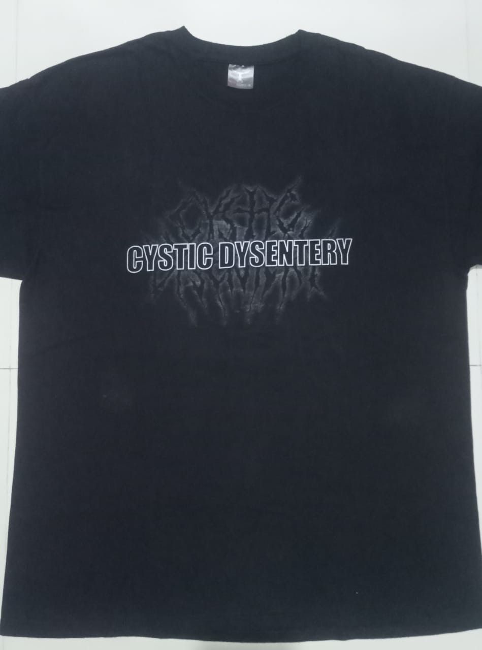 Band Tees Vintage Cystic Dysentery logo brutal death metal tee Size US XL / EU 56 / 4 - 1 Thumbnail