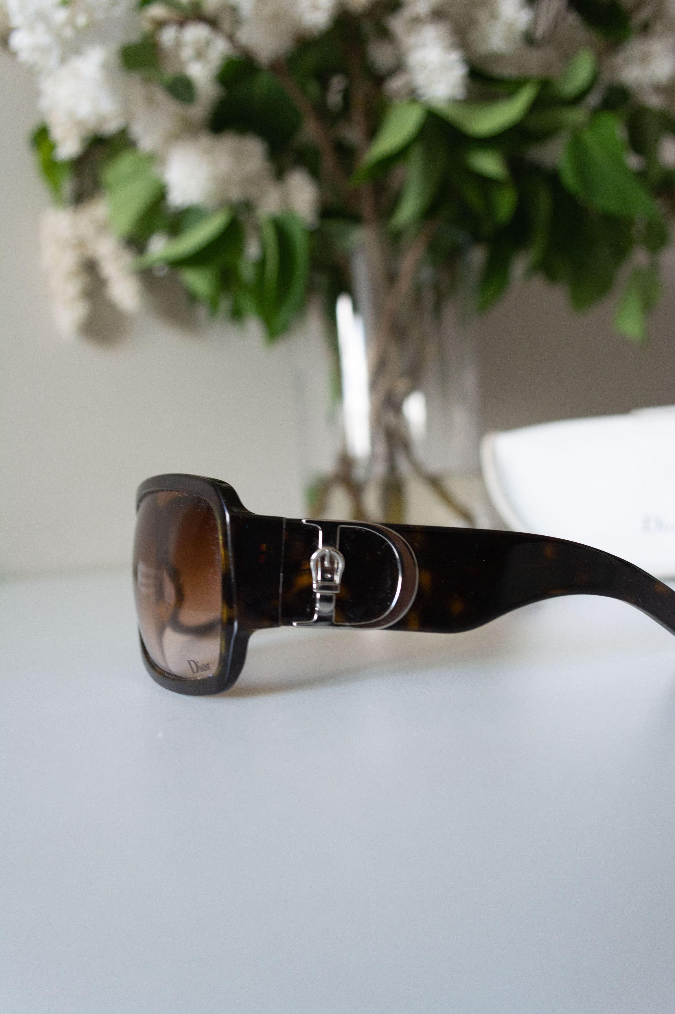 Dior × Vintage DIOR cottage Y2k vintage sunglasses Size ONE SIZE - 4 Thumbnail