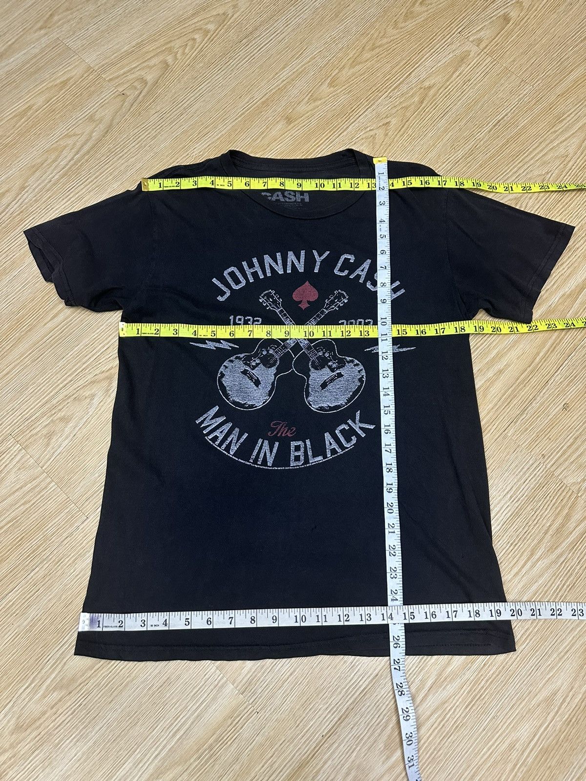 Band Tees Johny Cash The Man In Black 2019 Promo A555 Size US M / EU 48-50 / 2 - 7 Thumbnail