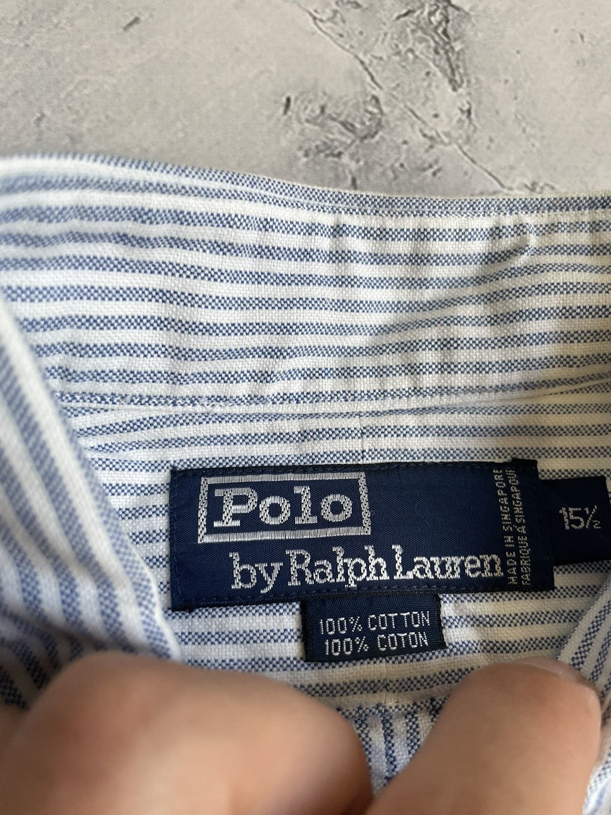 Polo Ralph Lauren Vintage Ralph Lauren Stripes Short Shirt Size S / US 4 / IT 40 - 3 Thumbnail