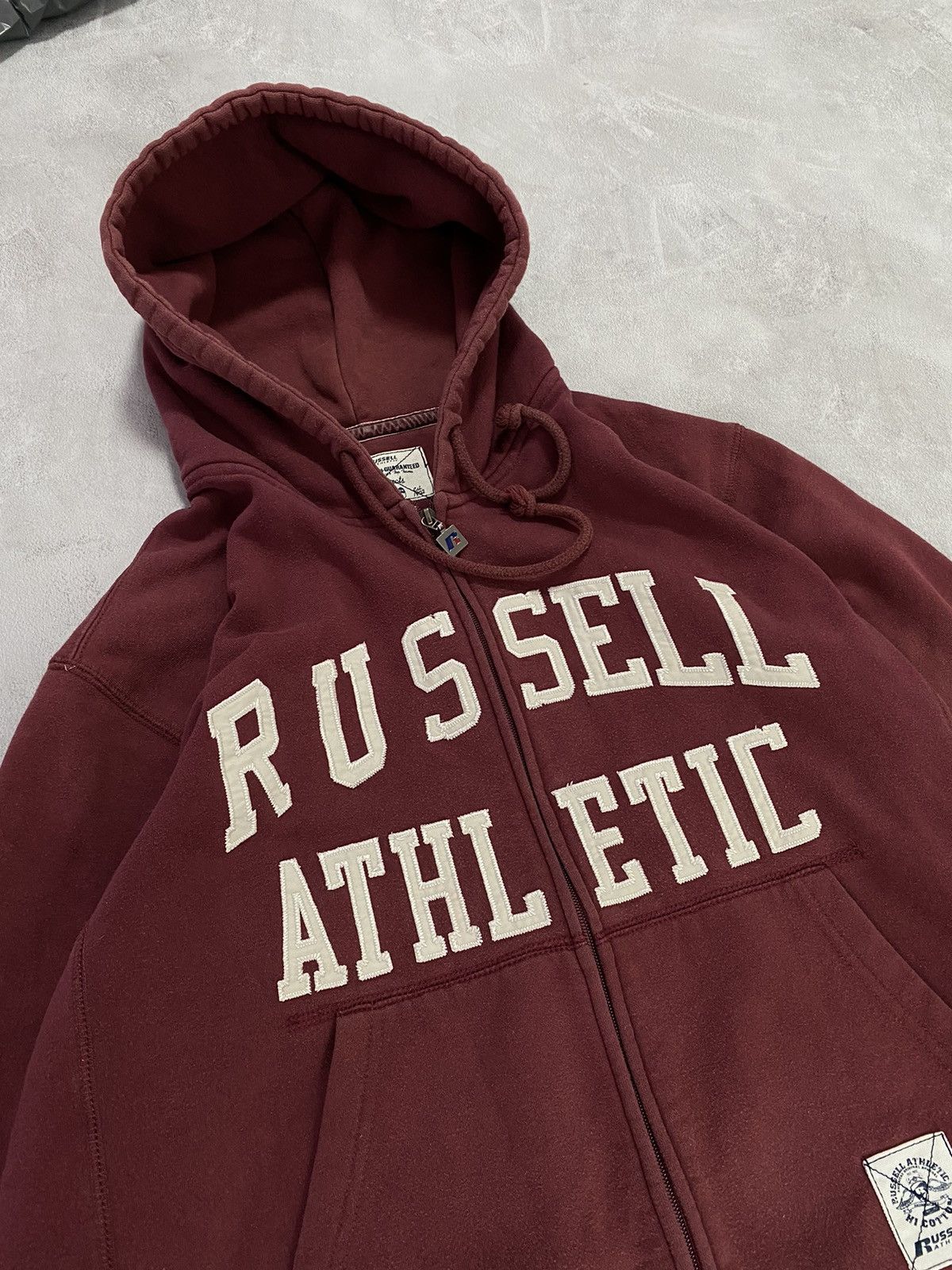 Russell Athletic 90s Russell Athletic Boxy Fit Blank Hoodie BIG LOGO +PATCH🔥 Size US XL / EU 56 / 4 - 3 Thumbnail