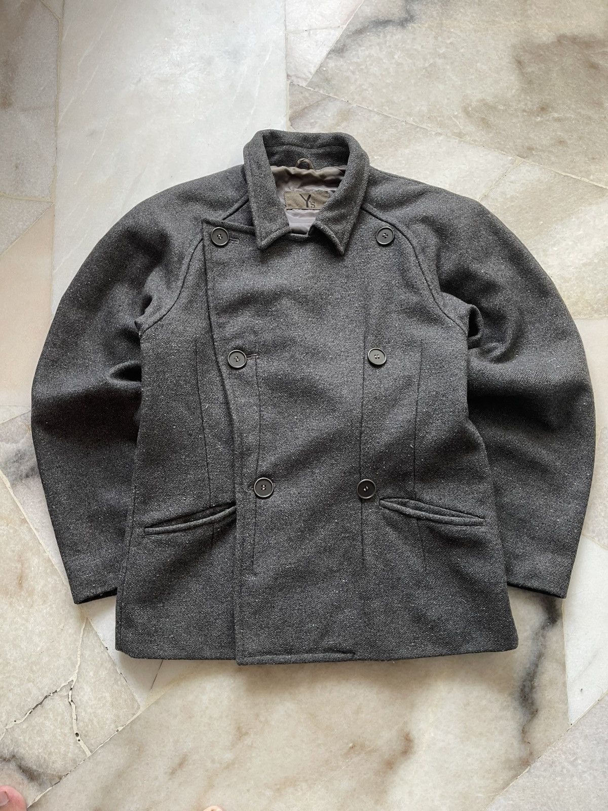 Yohji Yamamoto Rare 80s Yohji Yamamoto Asymmetrical Jacket Size US S / EU 44-46 / 1 - 5 Thumbnail