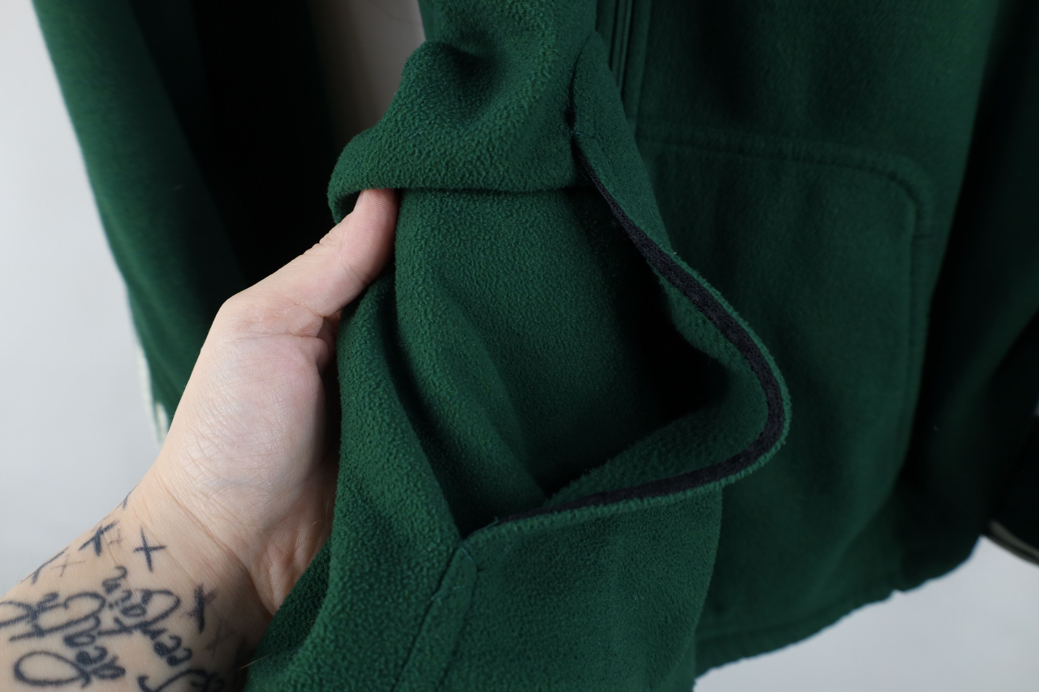 Adidas Vintage Adidas Dame University Full Zip Fleece Jacket Green Size US L / EU 52-54 / 3 - 8 Thumbnail