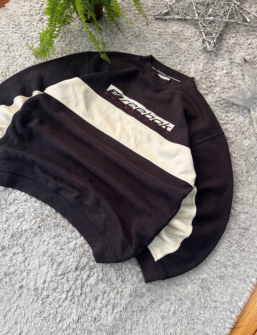 Reebok × Vintage 90s Reebok Hoodie Vintage Streetwear Big Logo Rare Size US M / EU 48-50 / 2 - 6 Thumbnail
