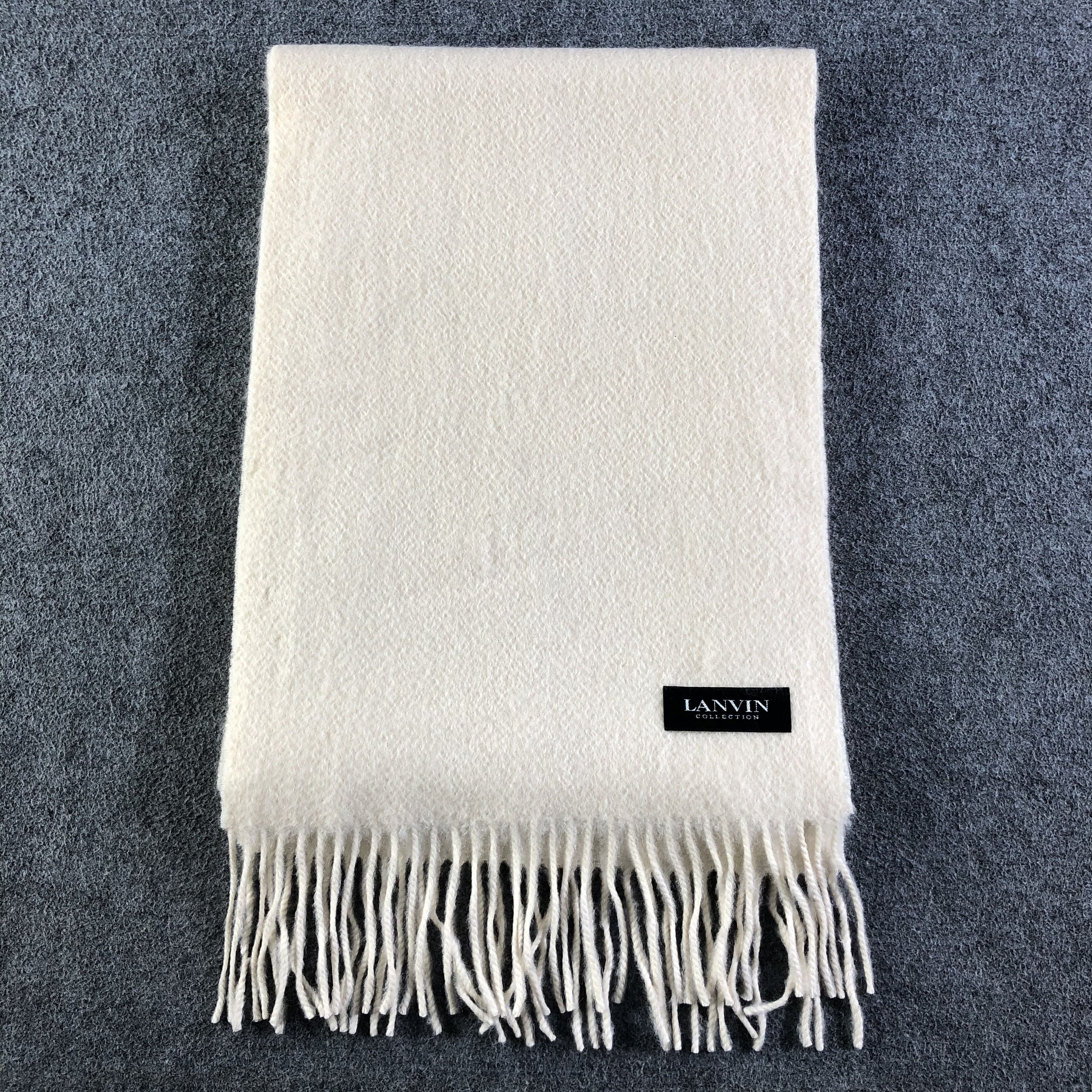 Lanvin Lanvin Cashmere Scarf / Muffler / Neckwear P622 Size ONE SIZE - 5 Thumbnail