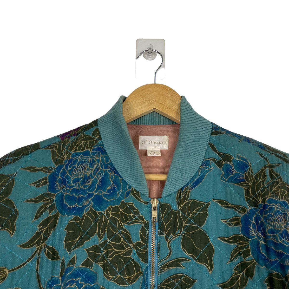 Japanese Brand × Otto × Vintage 💥80s OTTO FLORAL INSPIRED KAPITAL ZIPPER JACKET Size US M / EU 48-50 / 2 - 5 Thumbnail